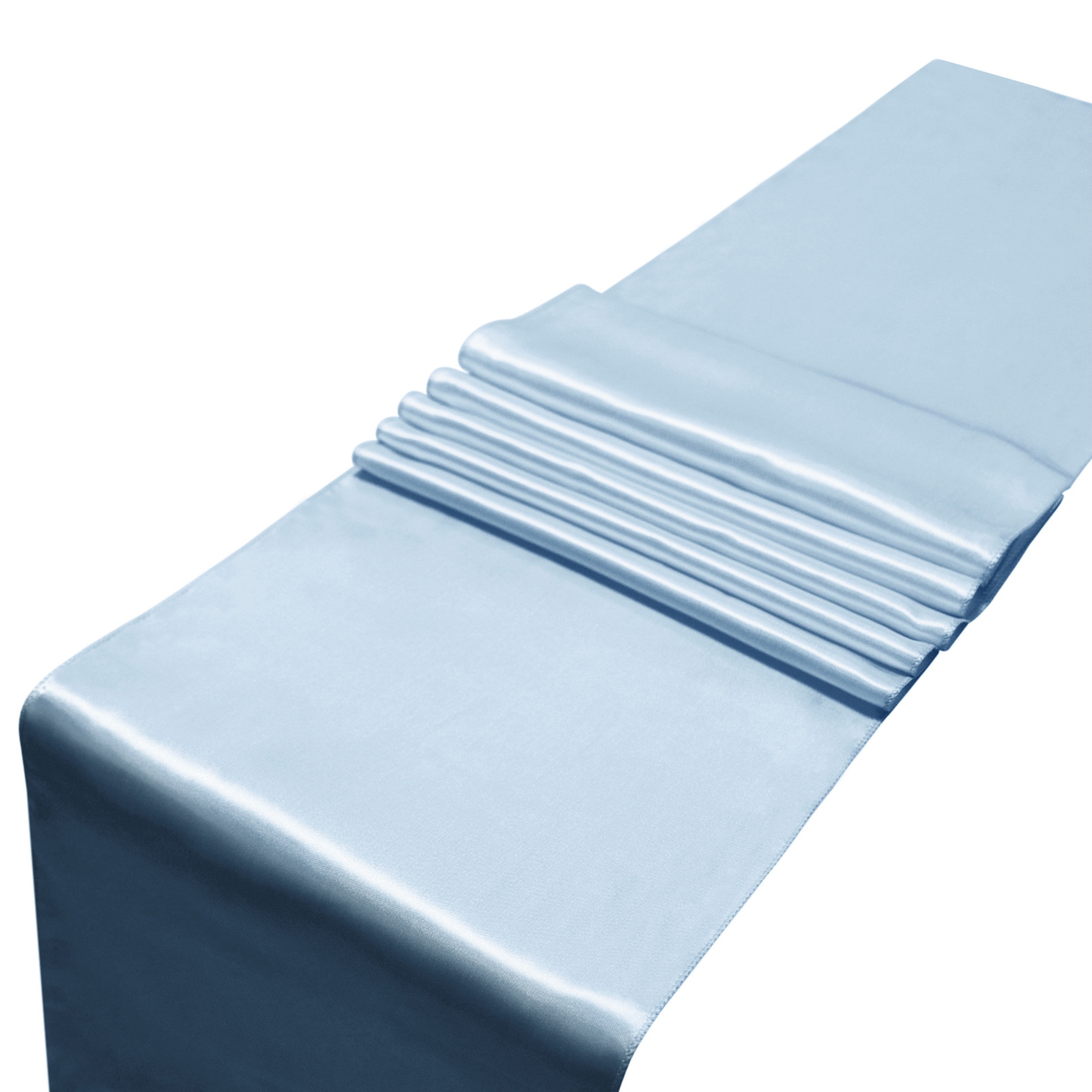 Elegant Satin Table Runner Flag for Dining 11.8" x 108.3"