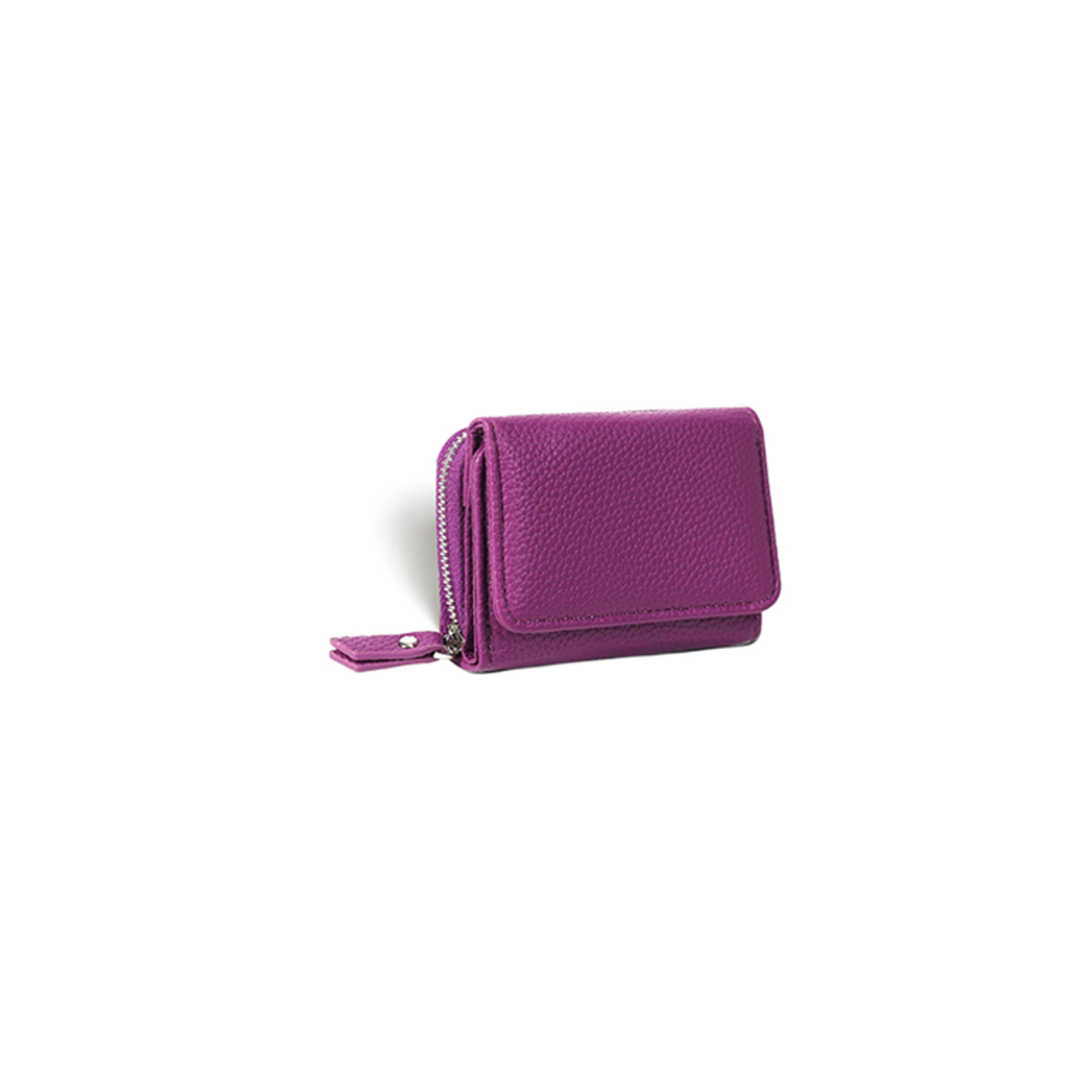 Trifold Compact Solid Color Purse