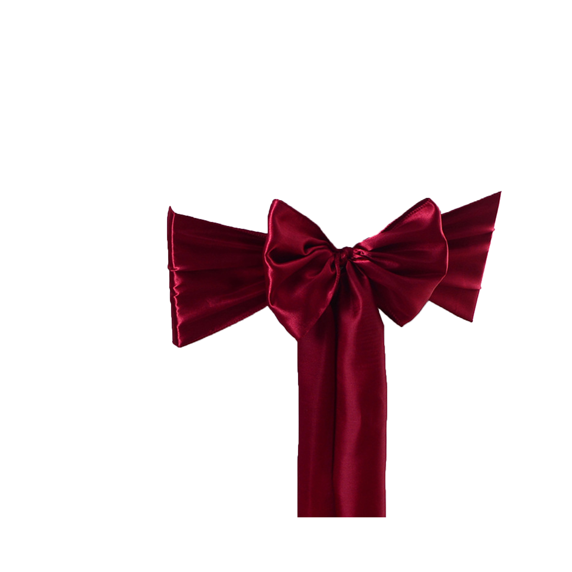 Exquisite satin ribbon chair cover 6.7" x 108.3"