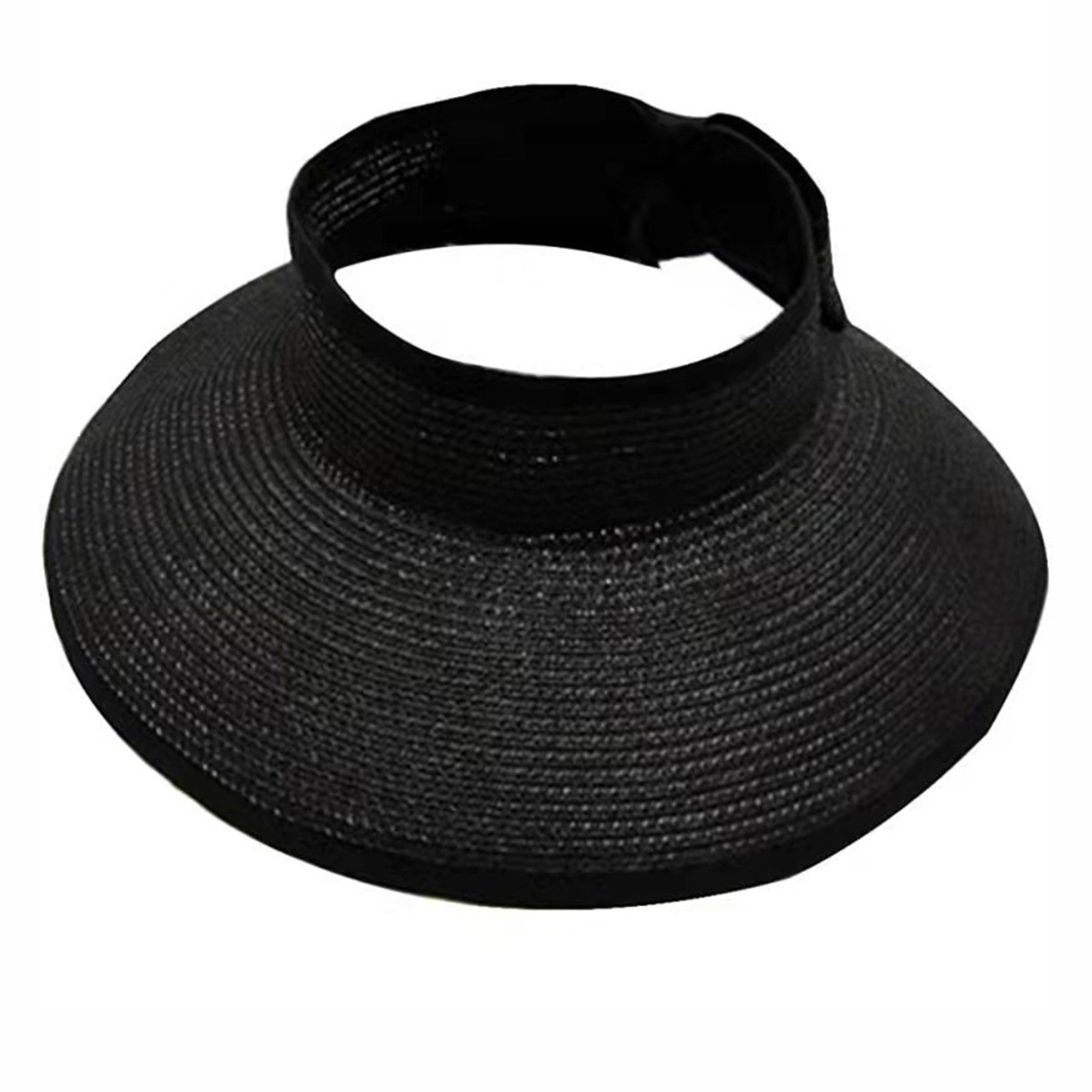 Women's Foldable Wide Brim Sun Visor Hats for Summer.