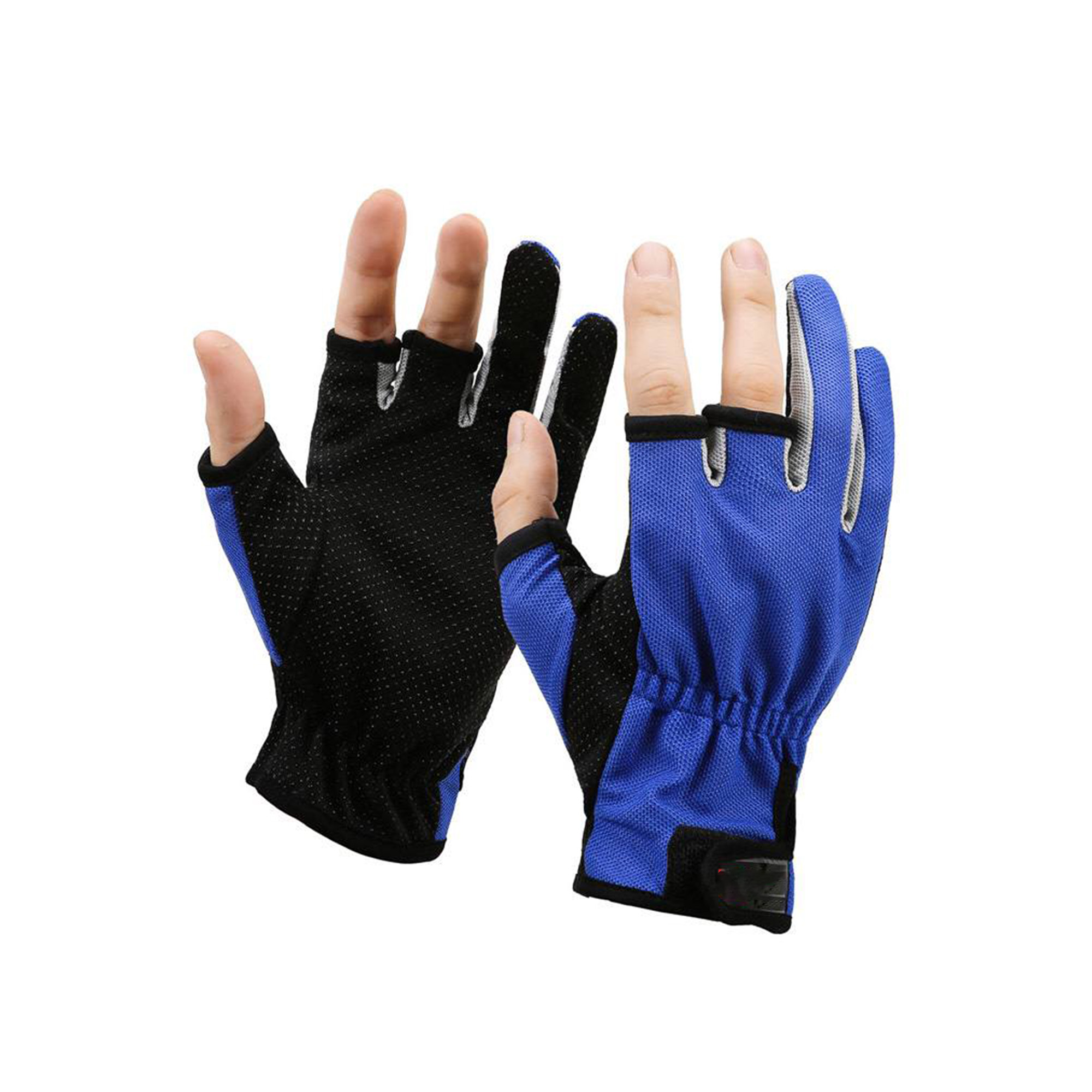 Fishing Gloves with Three Fingers (Size: 7.5 x 3.7 inches)