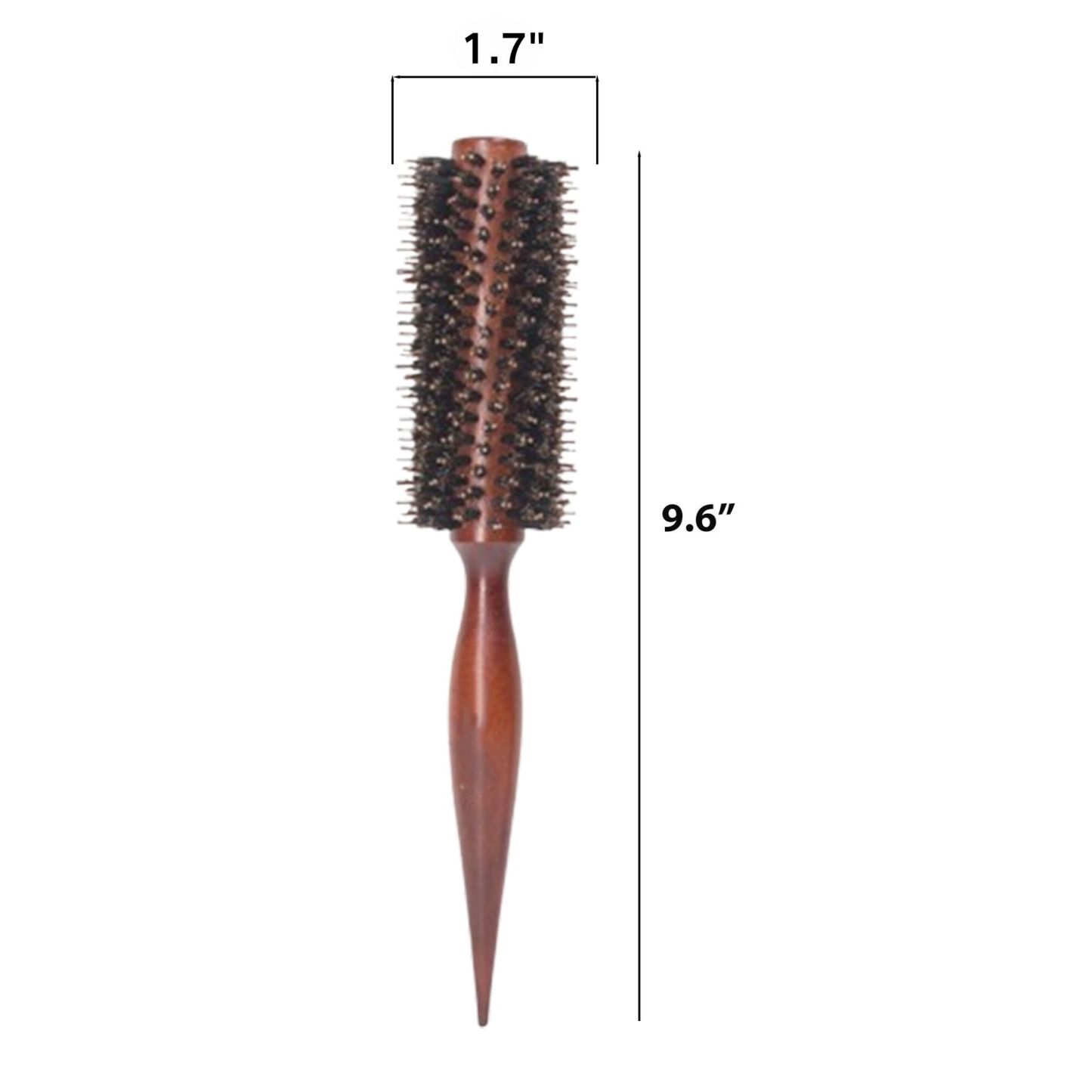 Bristle pear flower head hair styling comb 9.6" x 1.7"