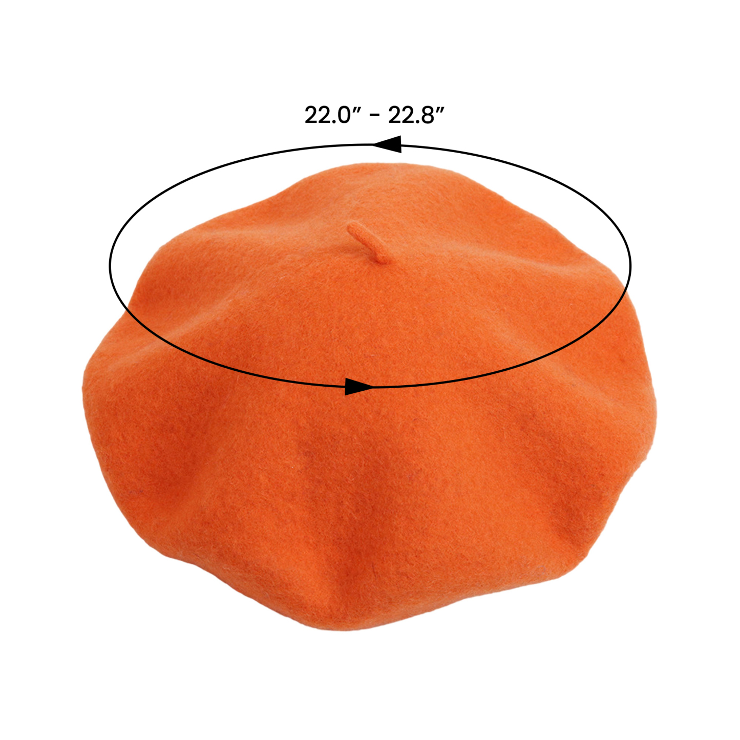 Seasonal Wool Beret 22.0" - 22.8"