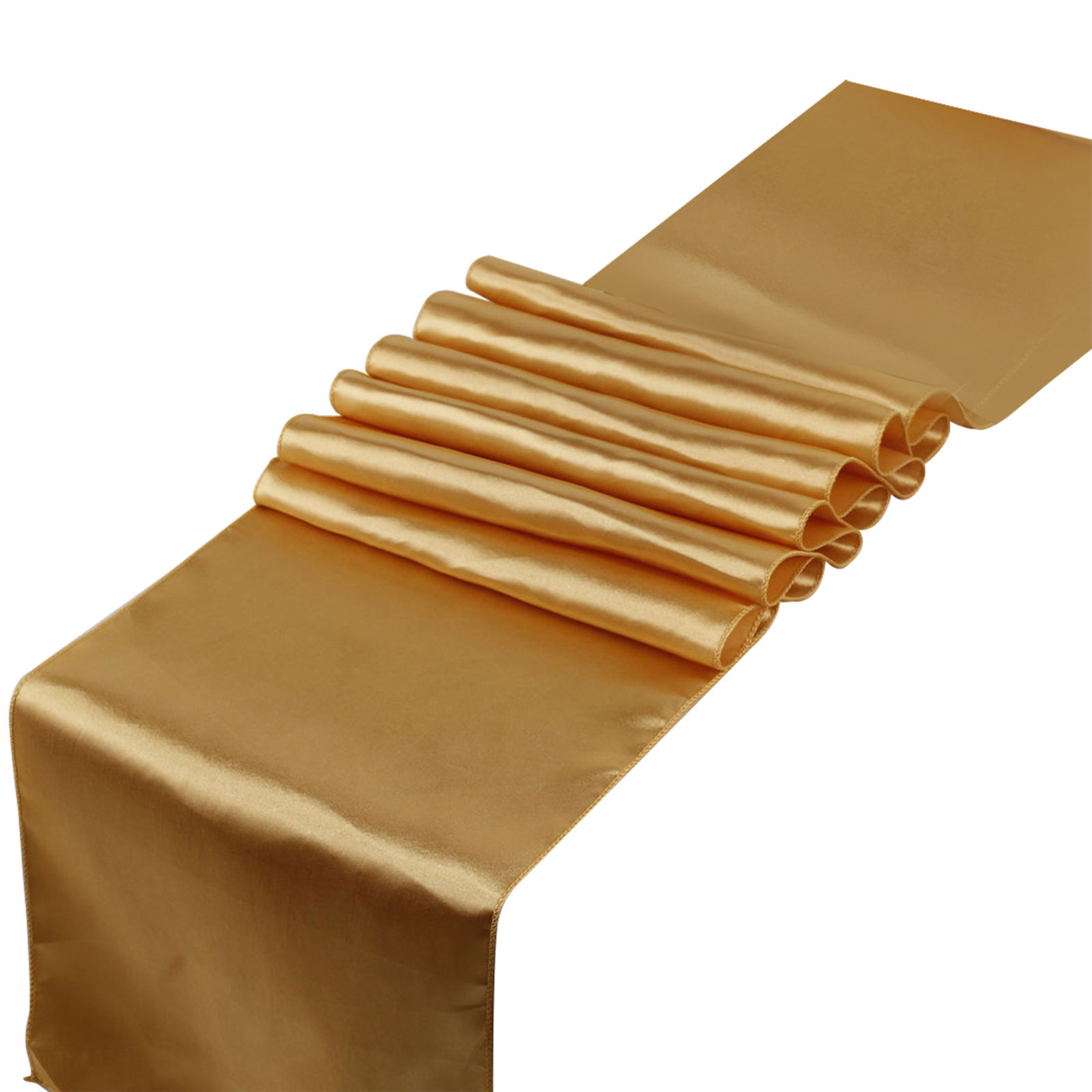Elegant Satin Table Runner Flag for Dining 11.8" x 108.3"