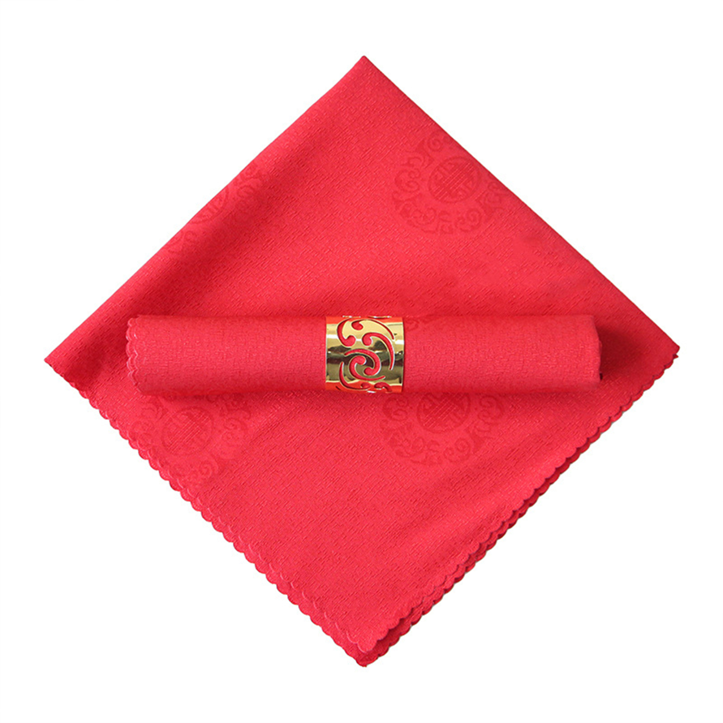 Luxury Polyester Jacquard Napkin for Dining & Events 18.9" x 18.9" 