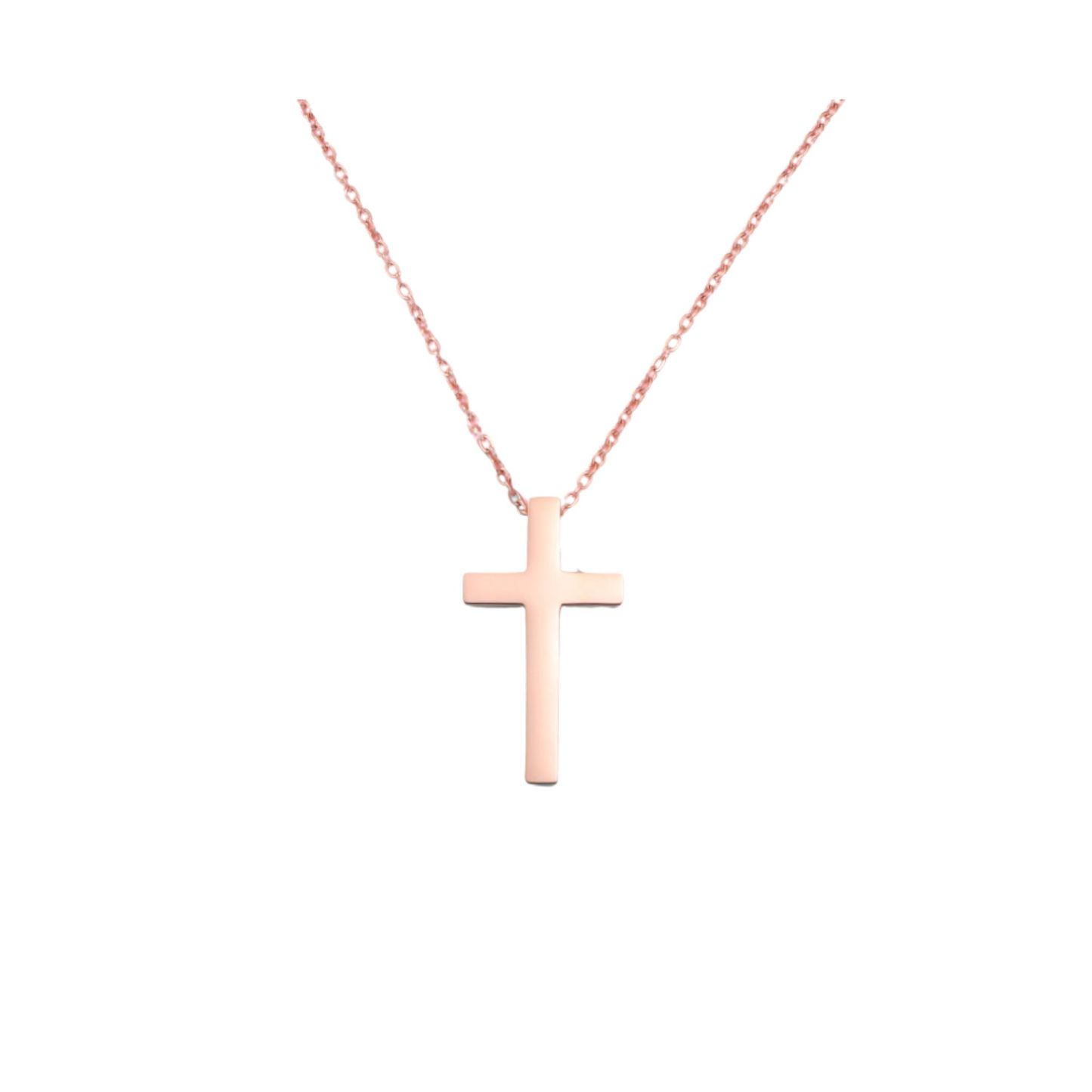 Durable Titanium Cross Pendant Necklace