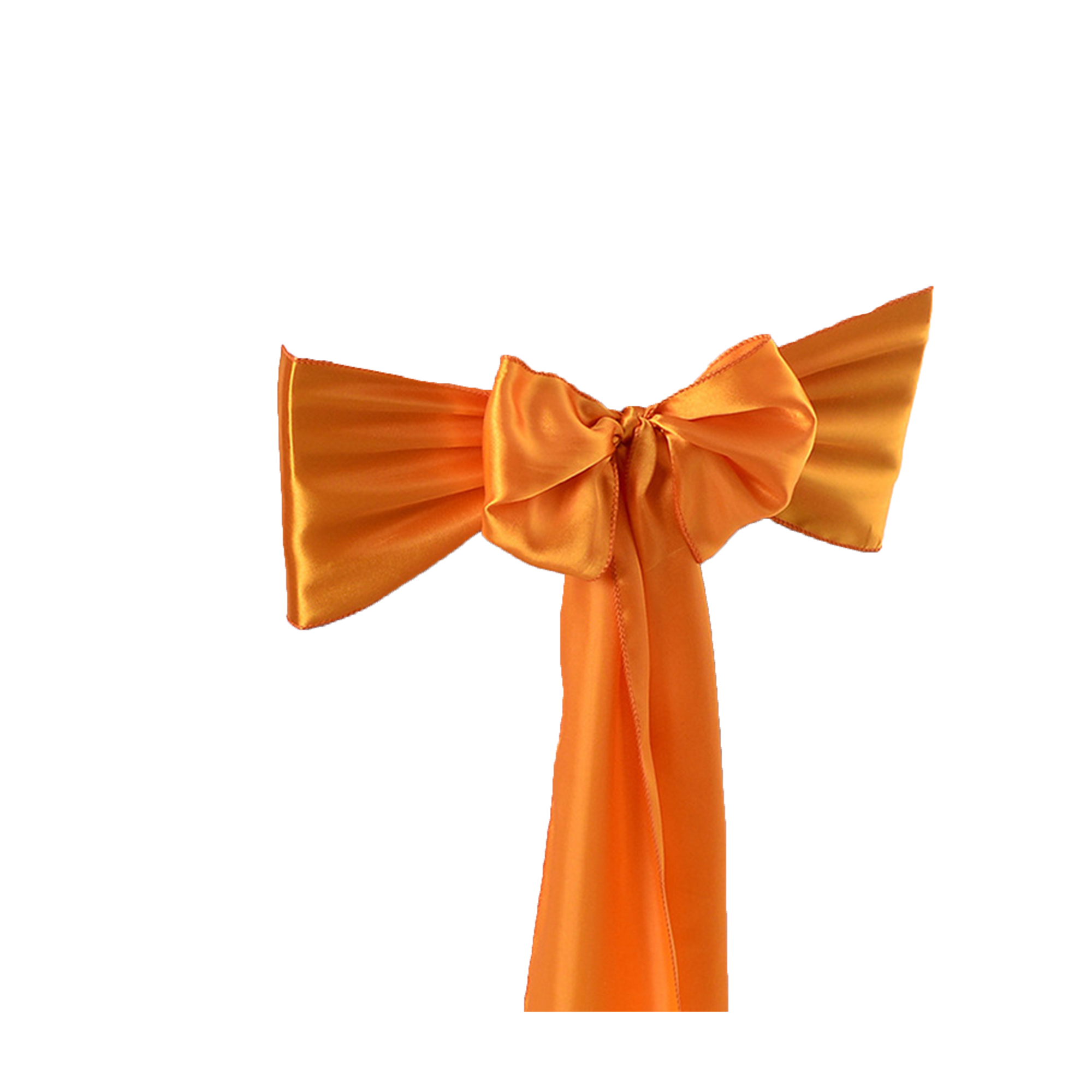 Exquisite satin ribbon chair cover 6.7" x 108.3"