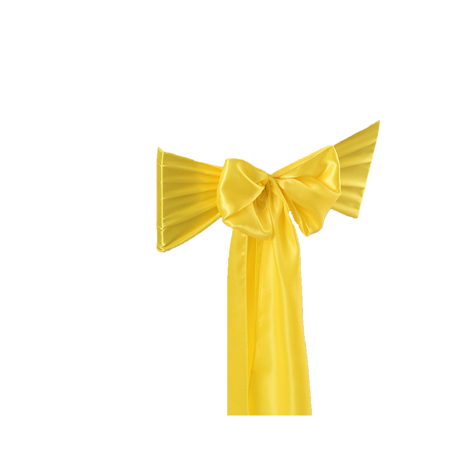 Exquisite satin ribbon chair cover 6.7" x 108.3"