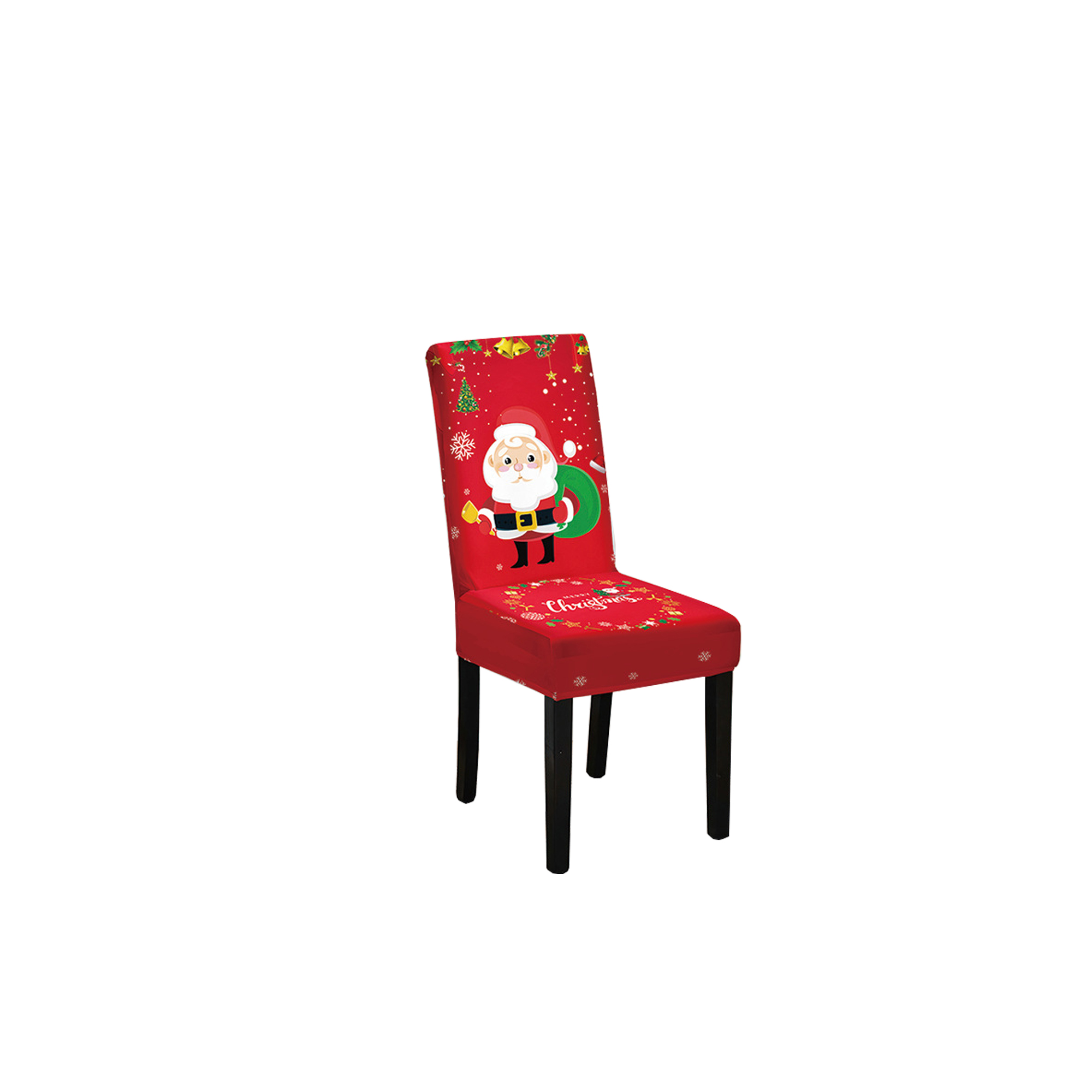 Vibrant digital print Christmas chair covers 