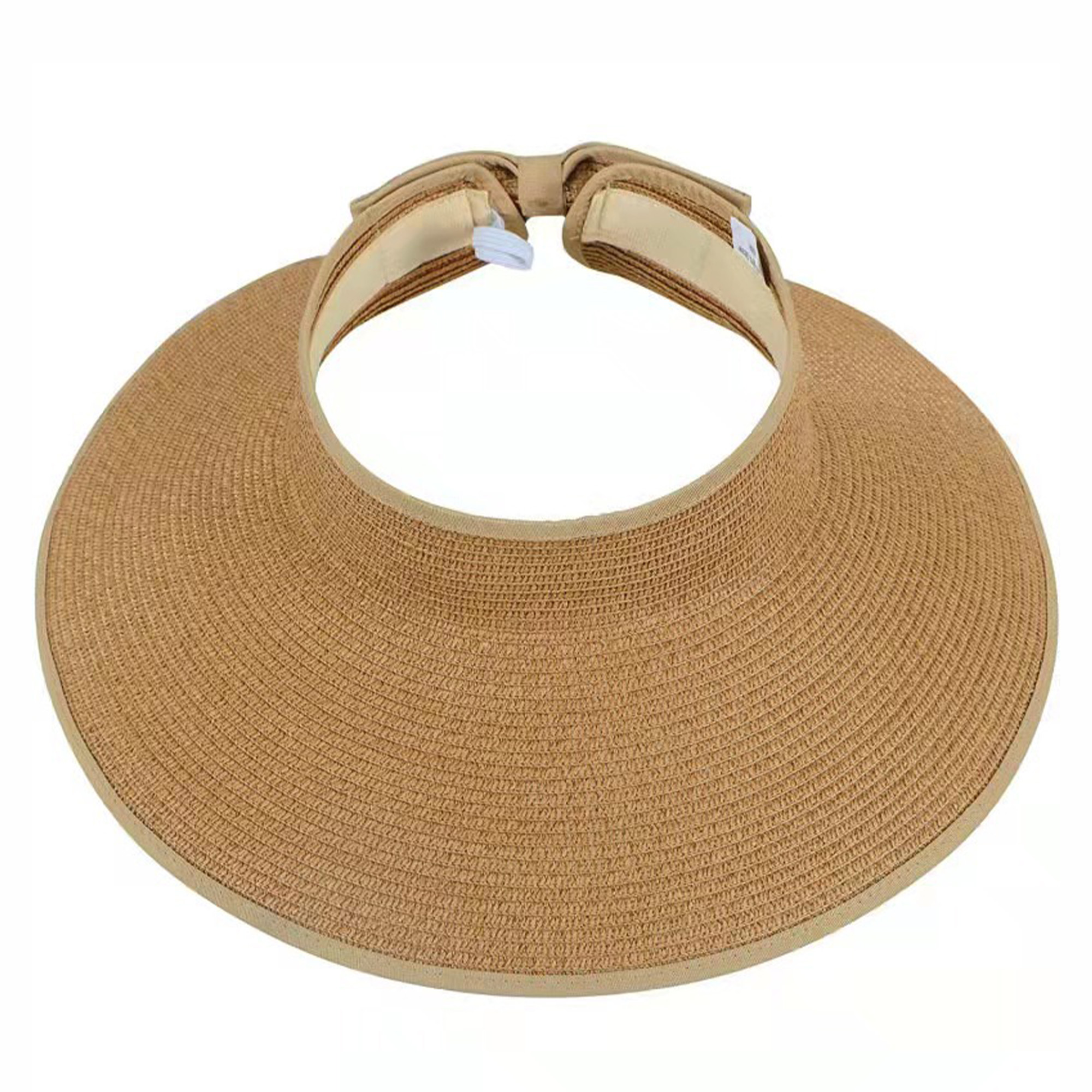 Women's Foldable Wide Brim Sun Visor Hats for Summer.