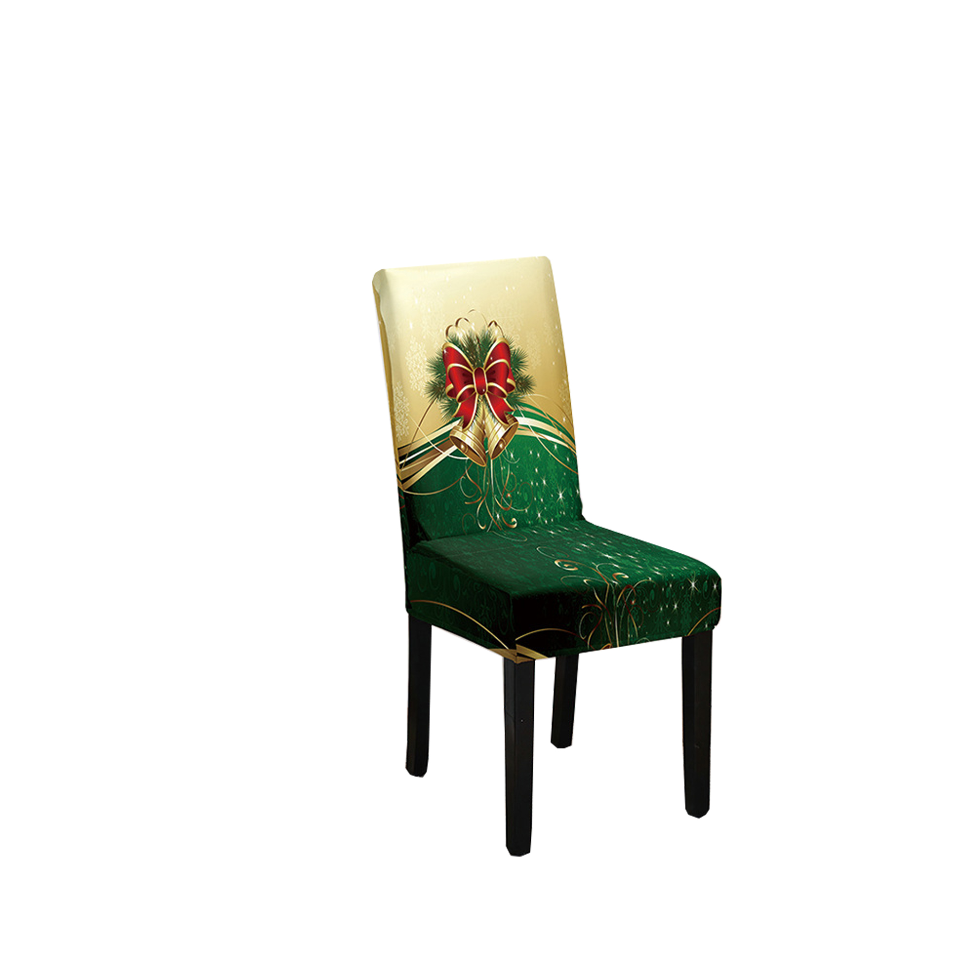 Vibrant digital print Christmas chair covers 