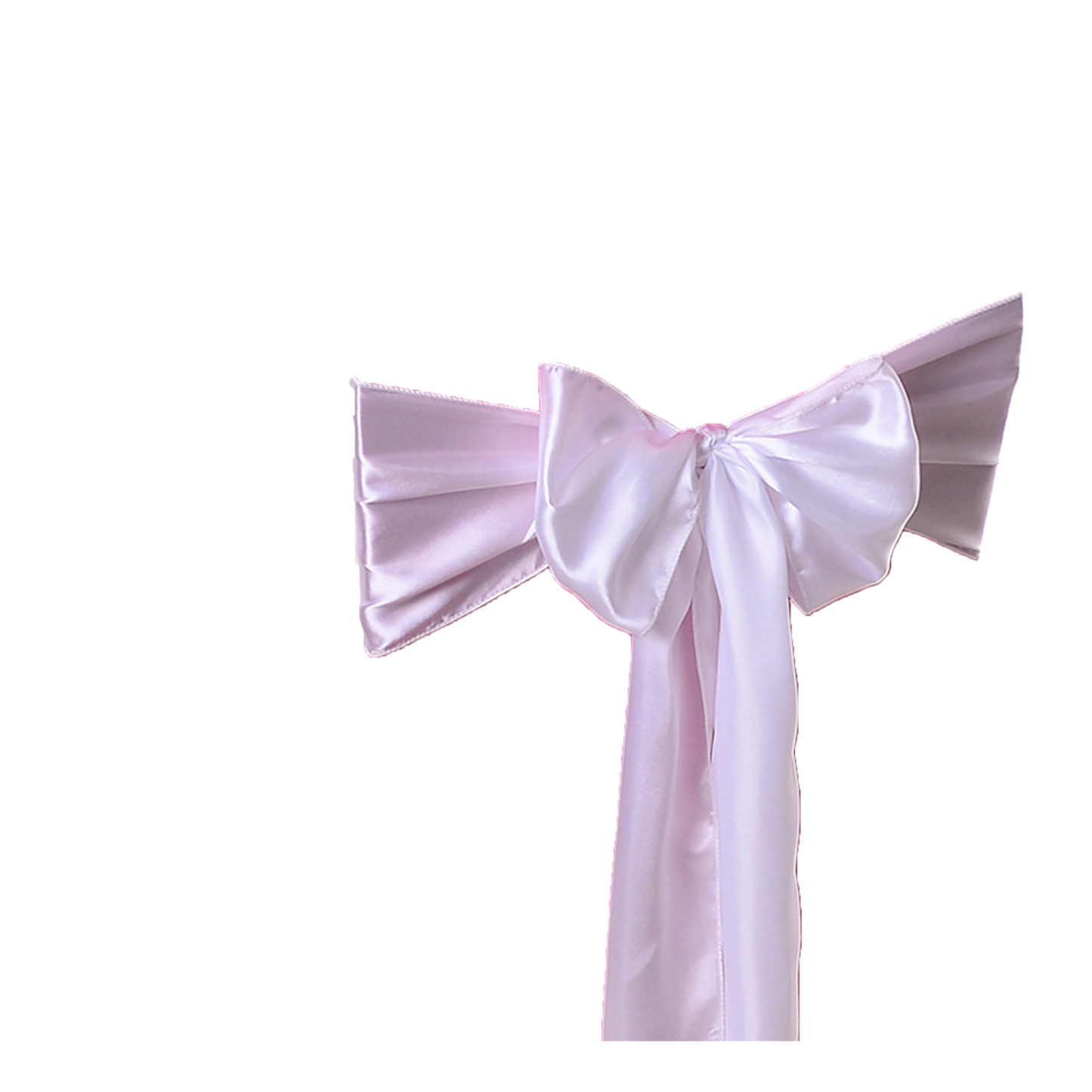 Exquisite satin ribbon chair cover 6.7" x 108.3"