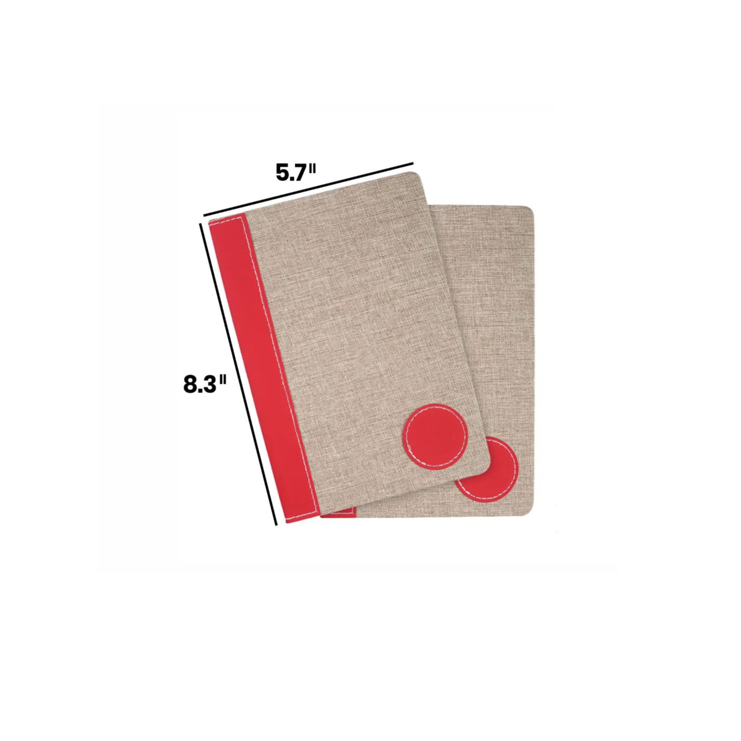 linen-bound splicing notebook.