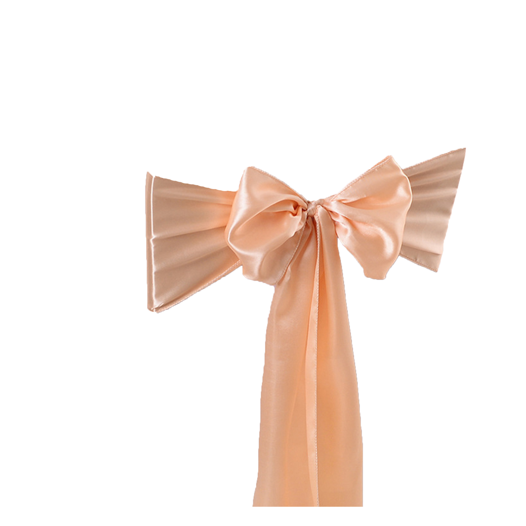 Exquisite satin ribbon chair cover 6.7" x 108.3"
