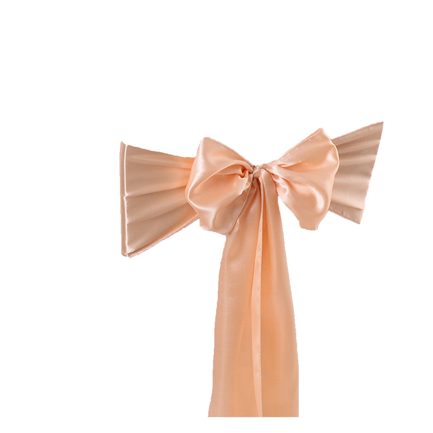 Exquisite satin ribbon chair cover 6.7" x 108.3"