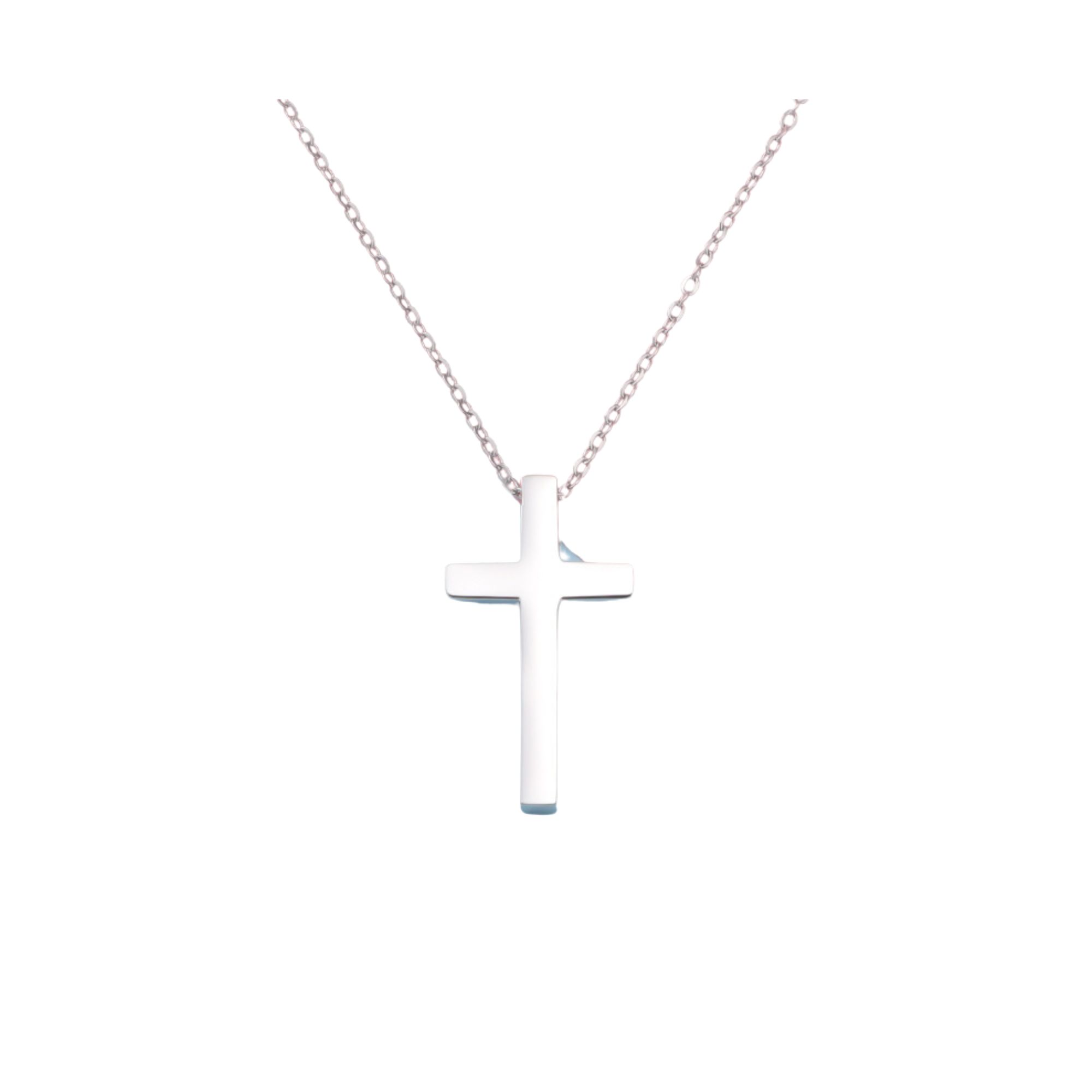 Durable Titanium Cross Pendant Necklace