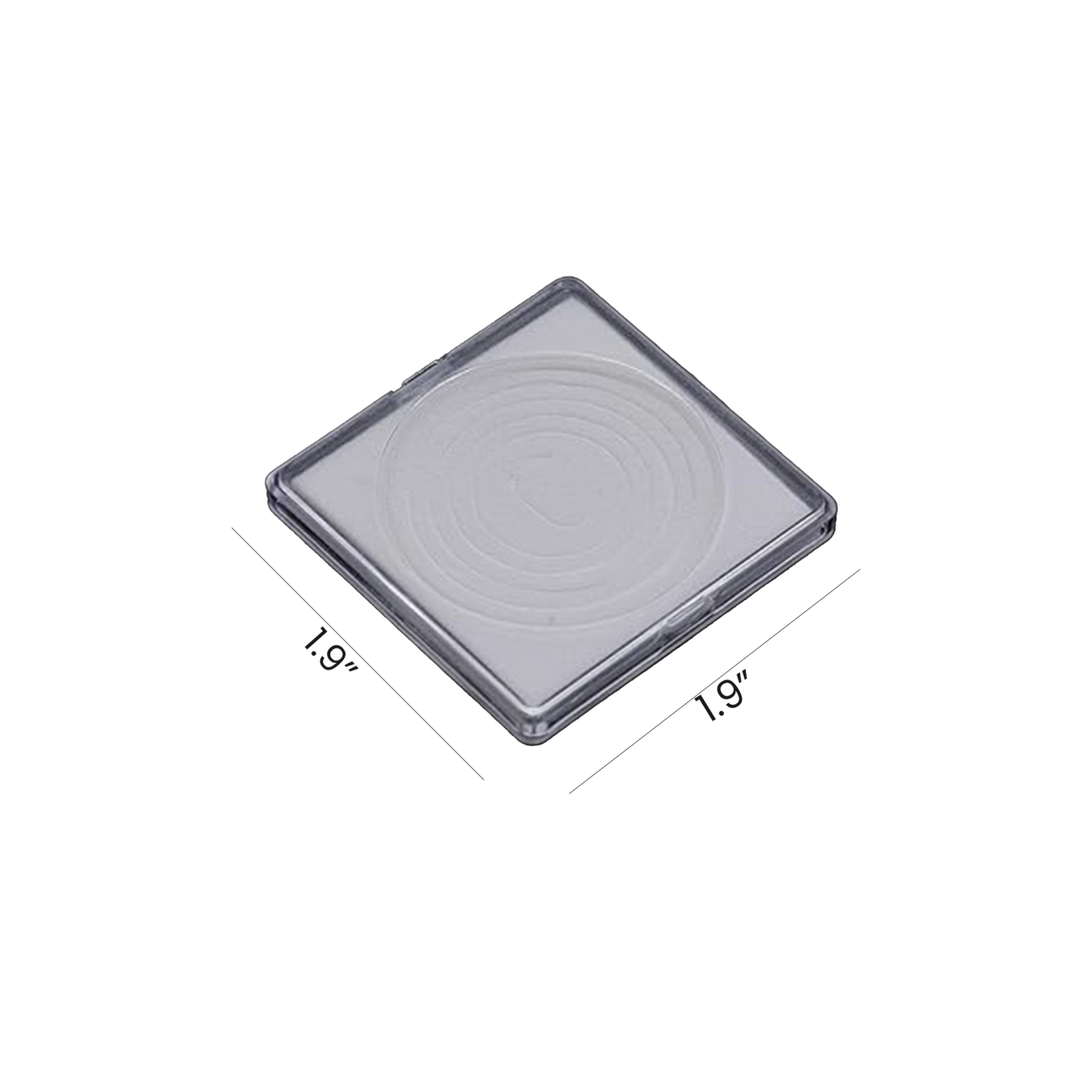 Commemorative coin protection box.1.9" x 1.9"