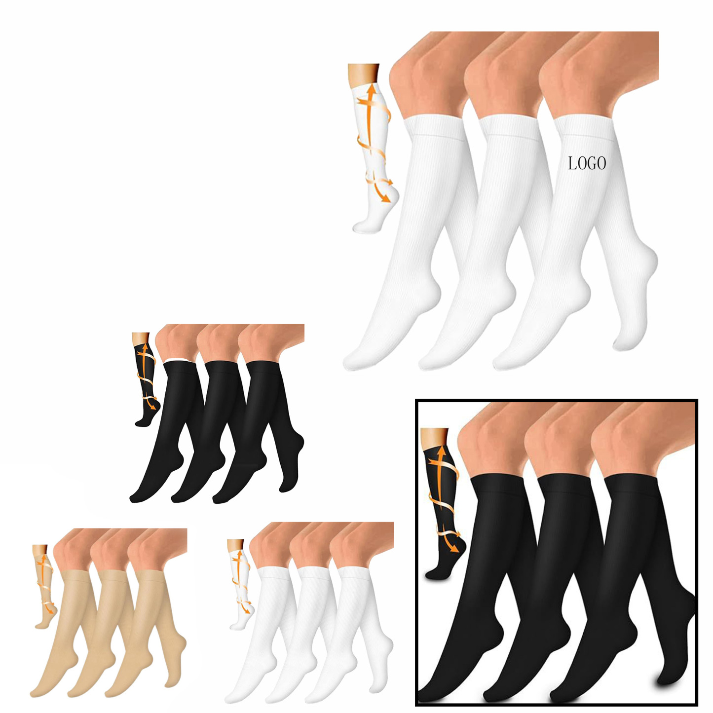 Compression Socks for Men and Women.