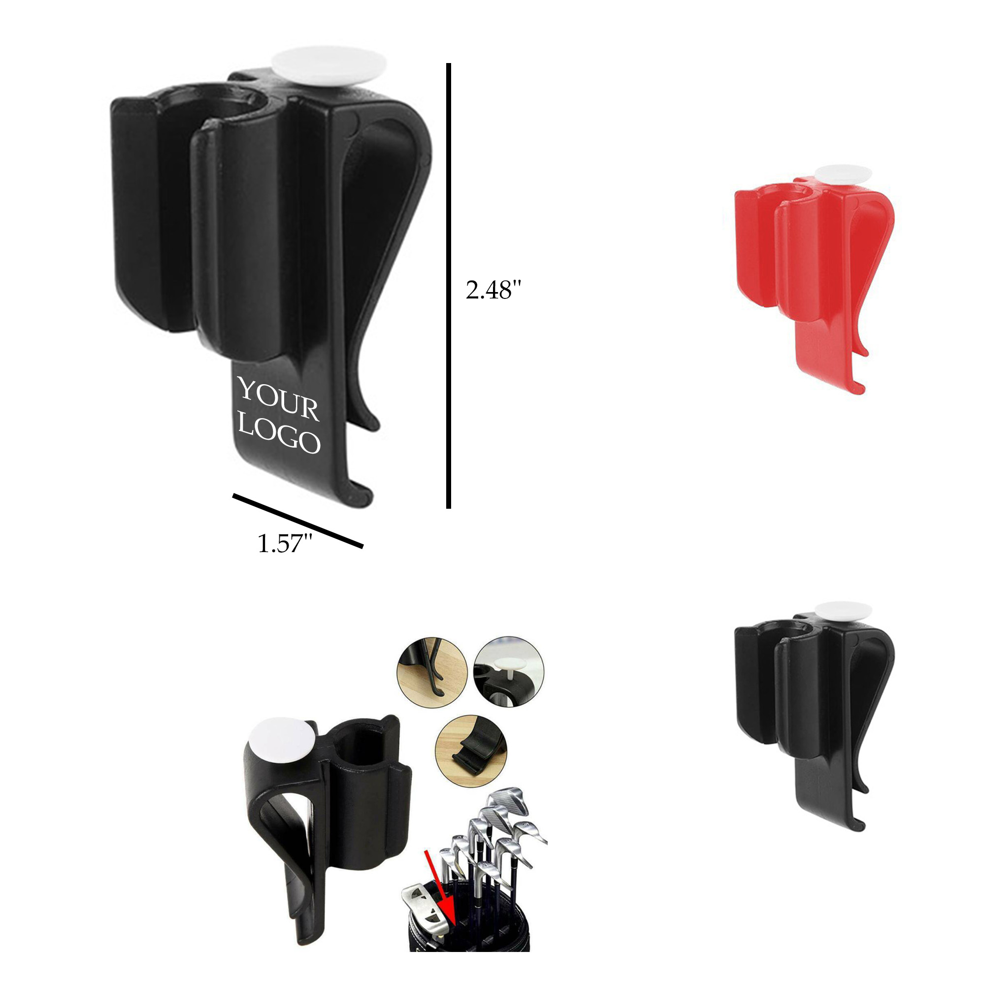 Golf Putter Clamp   2.48"x1.57"