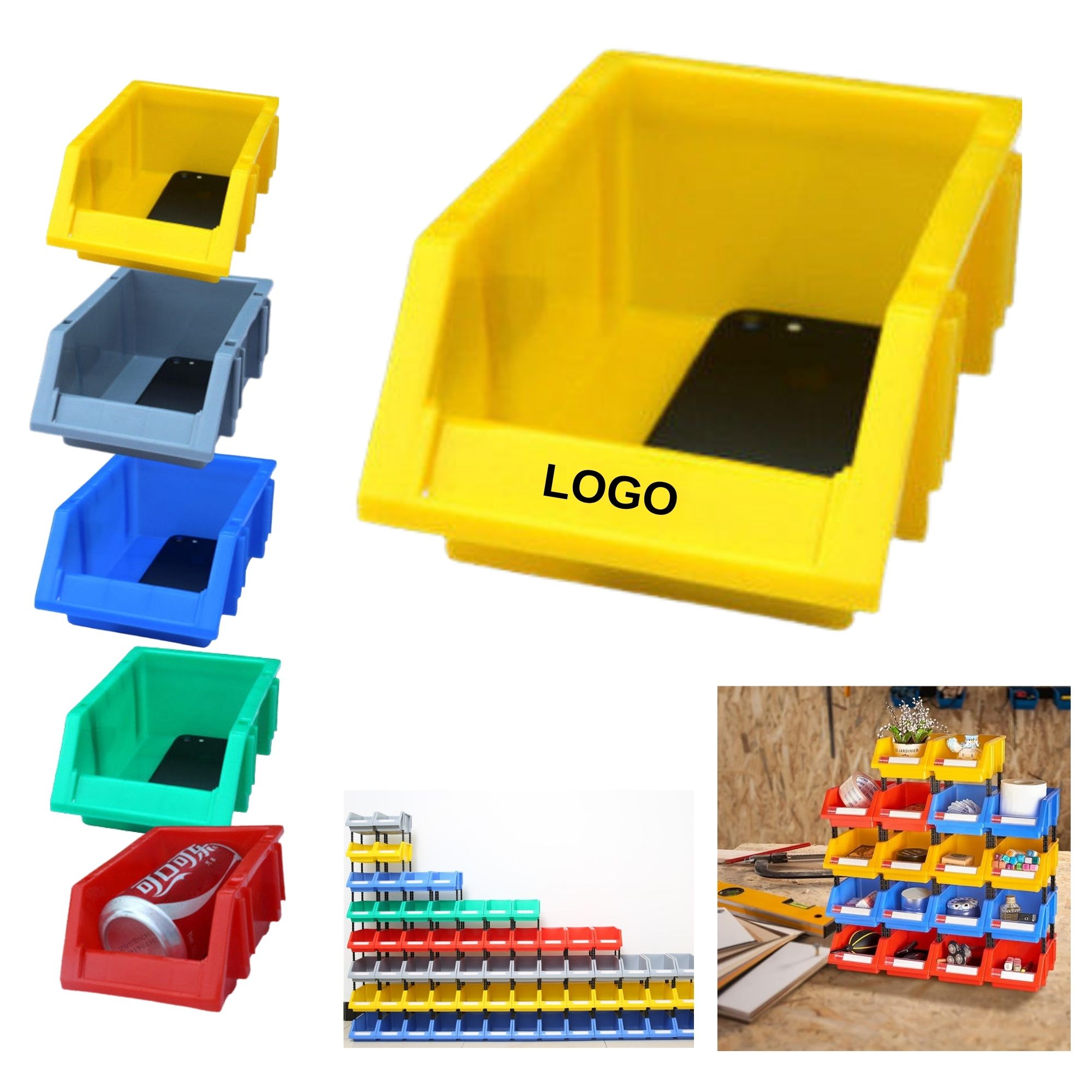 Craft and Tool Organizer Rack for Garage