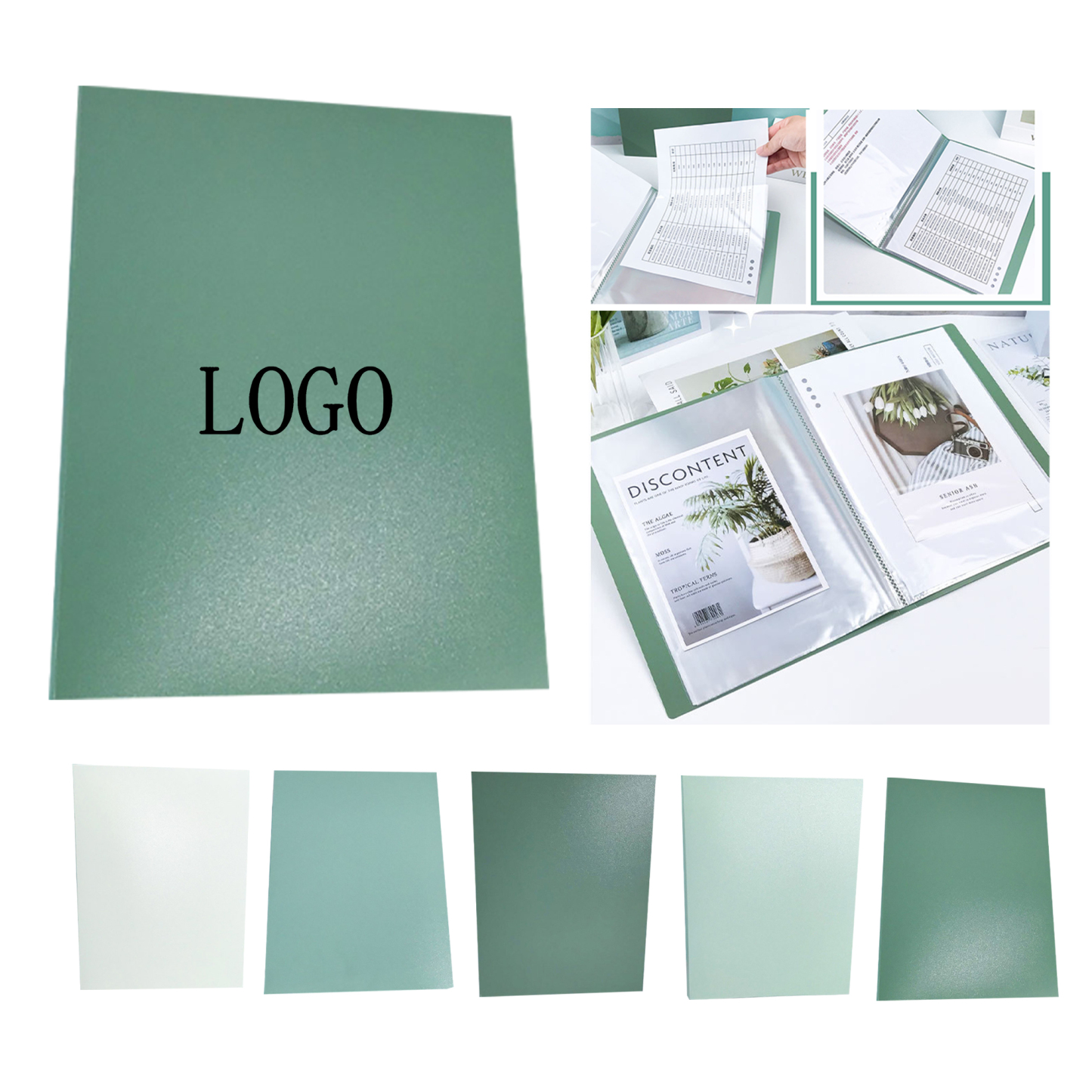 A4 folder paper storage bag gradually changed color(14.6" x 9.1")