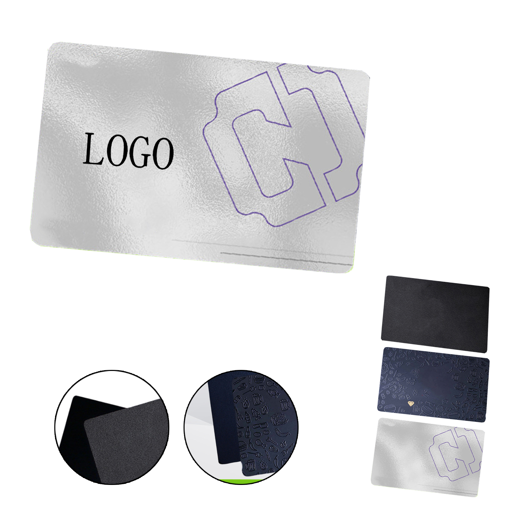 Pvc business card 2.1" x 3.3"