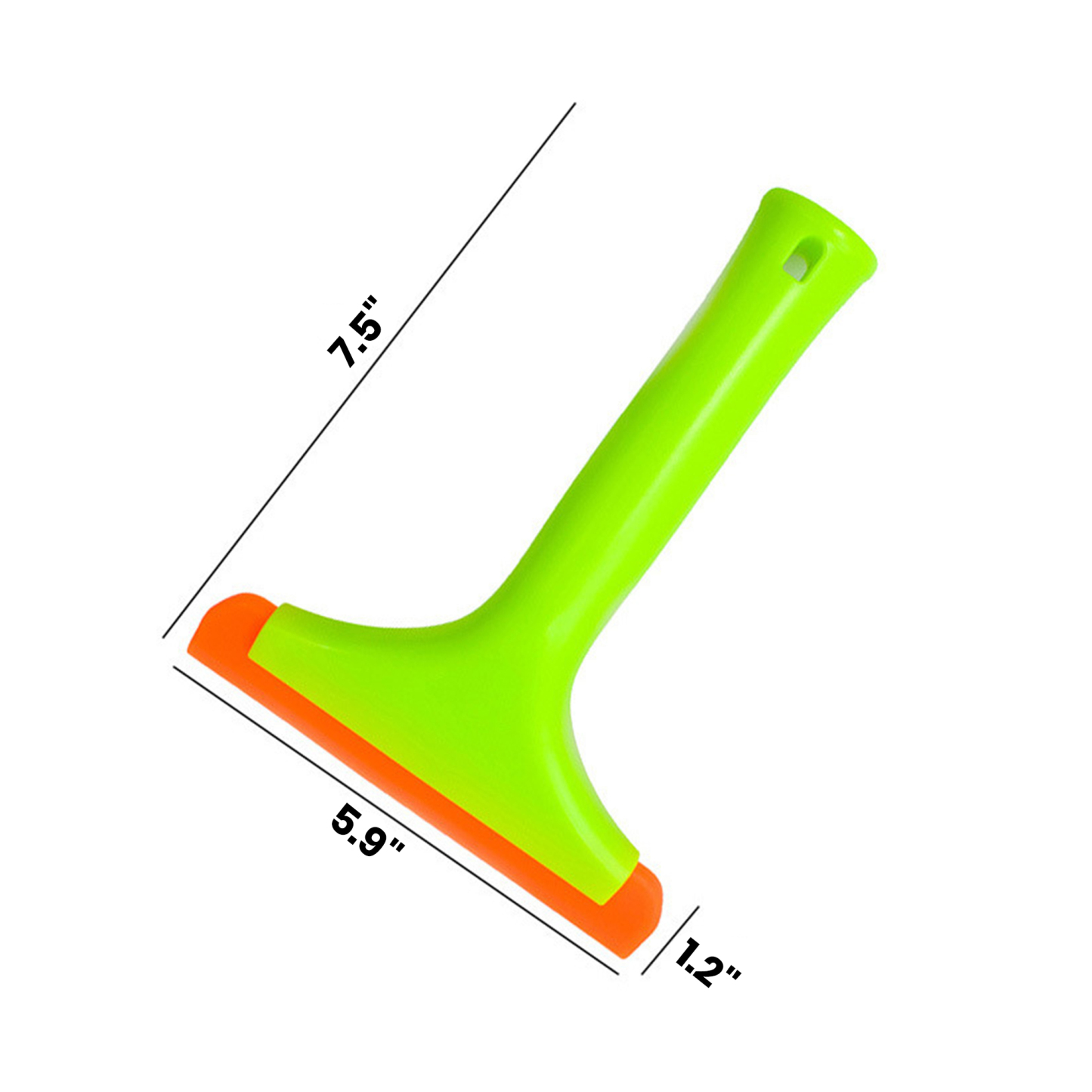 Car film tool glass water scraping silicone soft scraper (7.5" x 5.9" x 1.2")