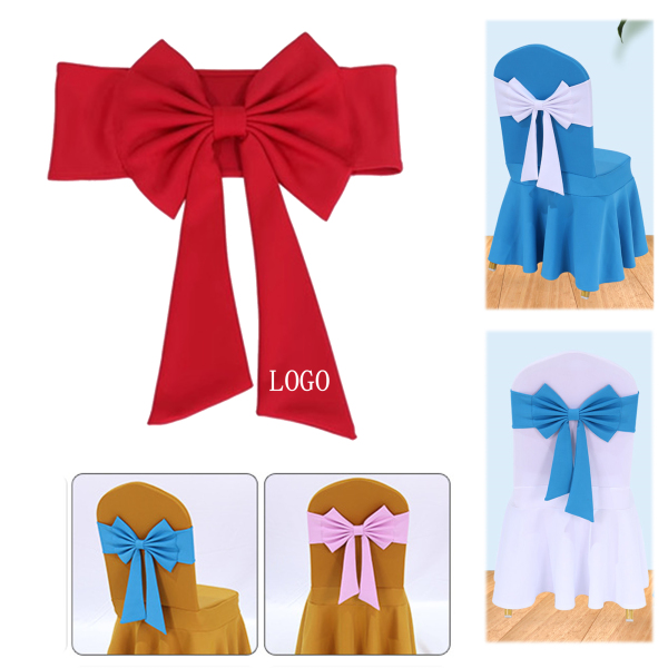 Elastic Chair Back Cover - Wedding, Banquet, Meeting, Exhibition Use (11.8") 