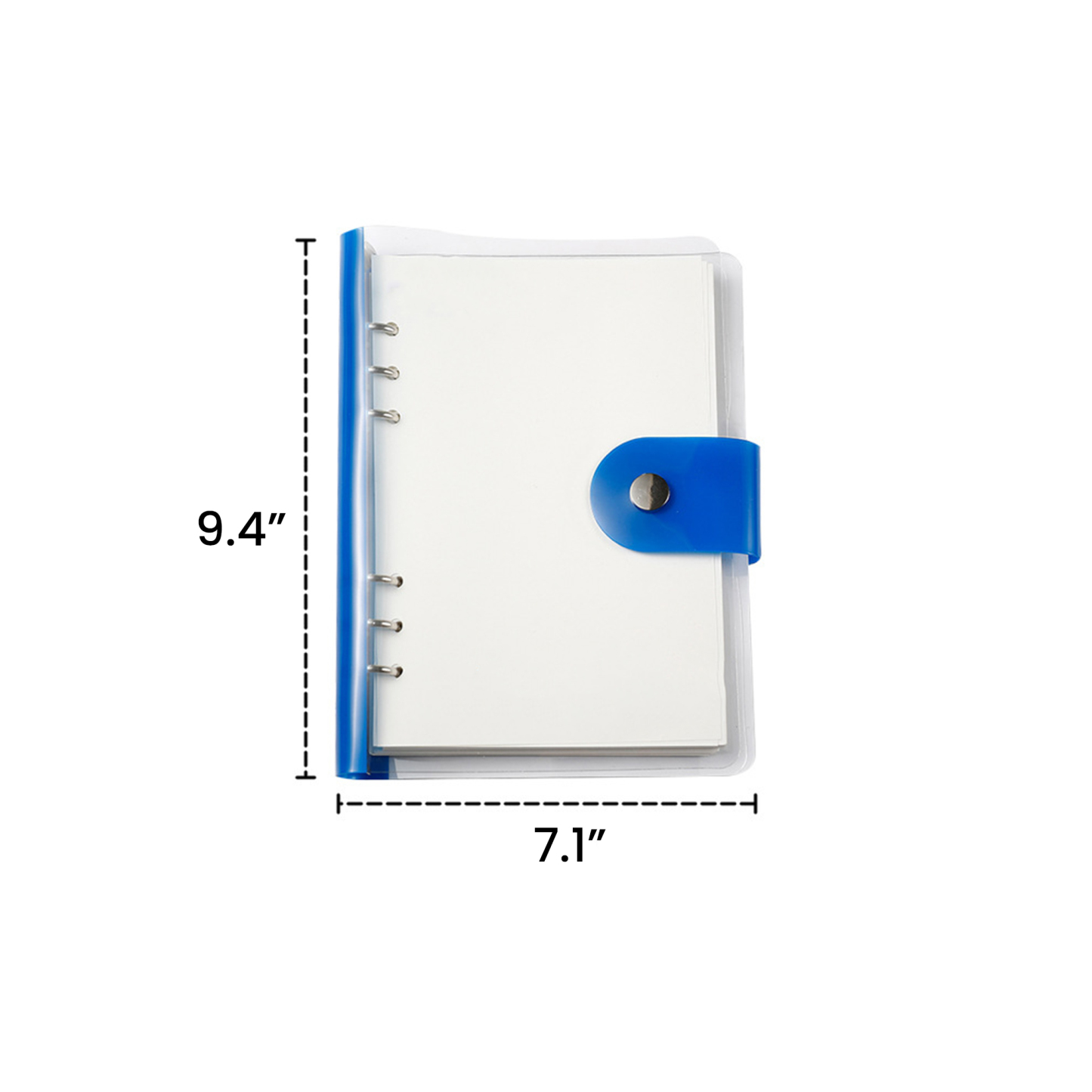 High-value PVC loose-leaf detachable notebook a5 large-capacity student coil shell binder (9.4" x 7.1")