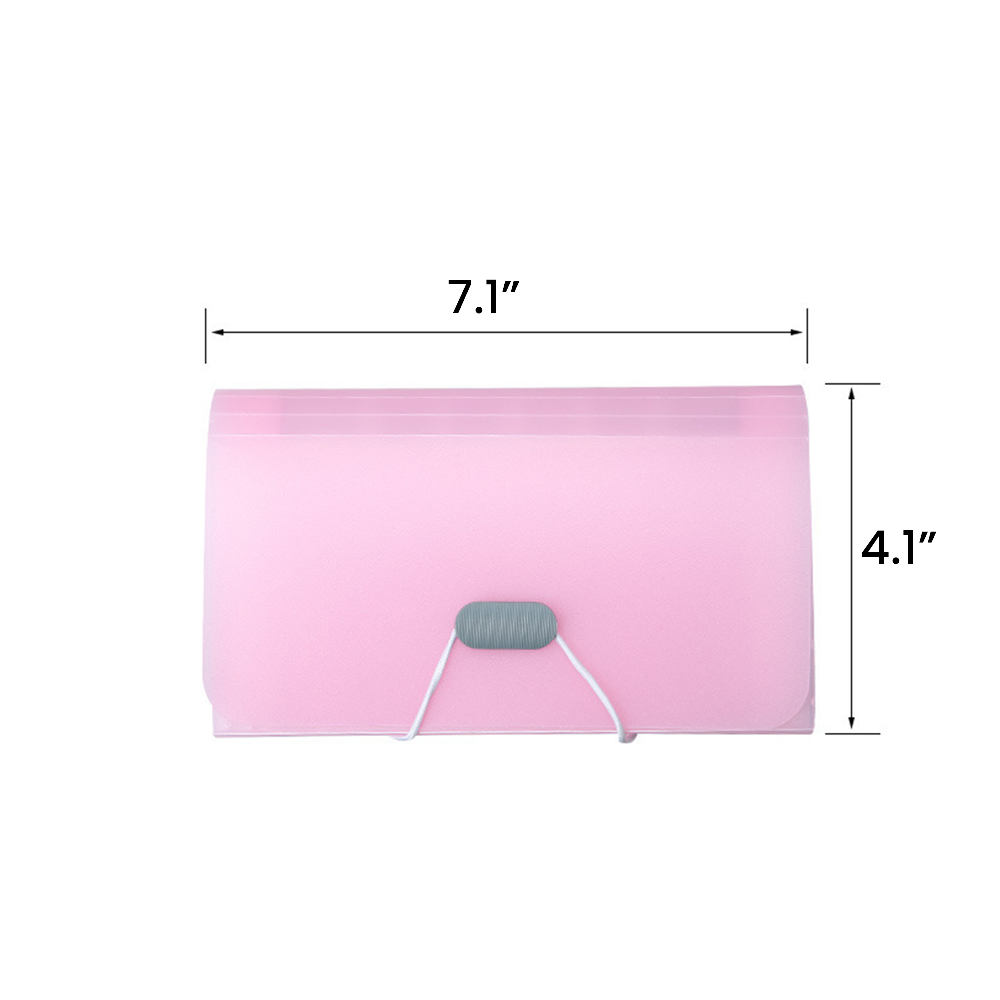 13-Compartment A6 Accordion File Bag is a versatile, waterproof storage solution (7.1." x  4.1")