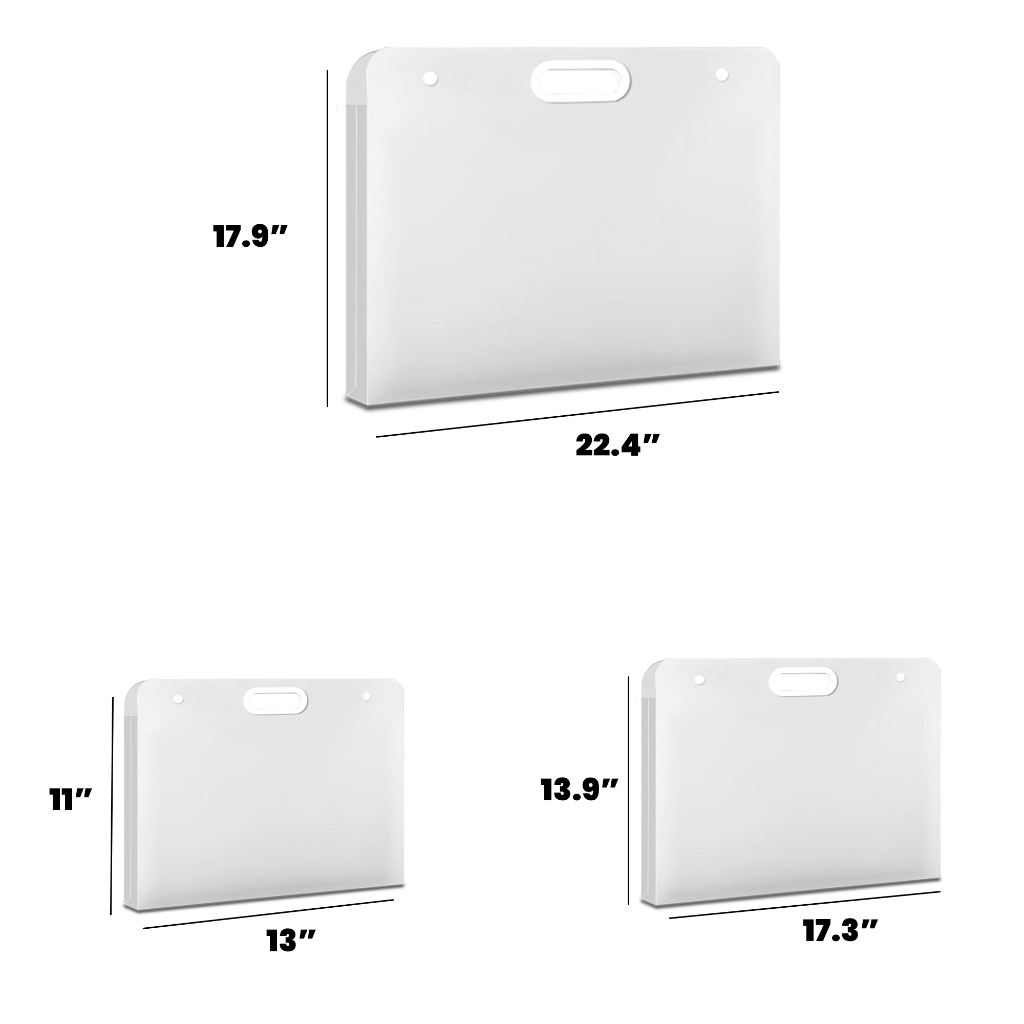 Premium Artistic Expression Student Portfolio Storage Bag & Sketchbook Organizer 