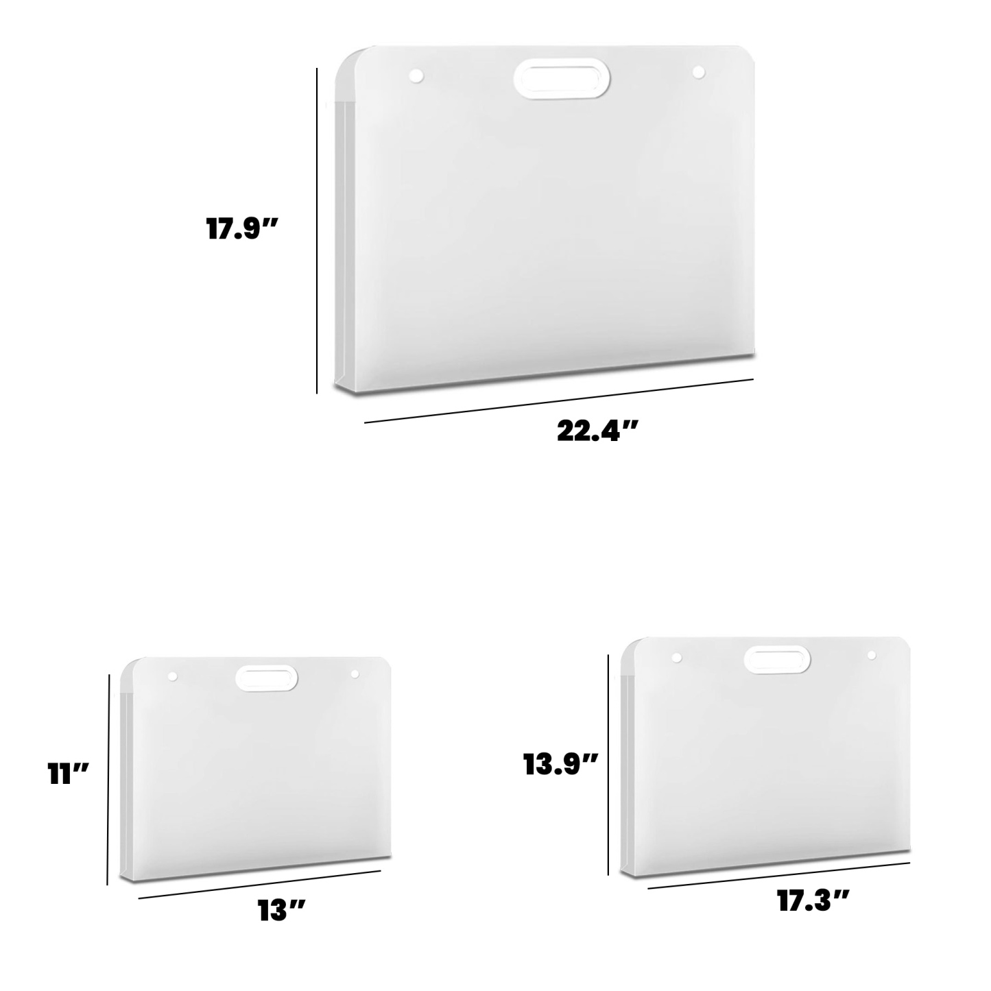 Premium Artistic Expression Student Portfolio Storage Bag & Sketchbook Organizer 