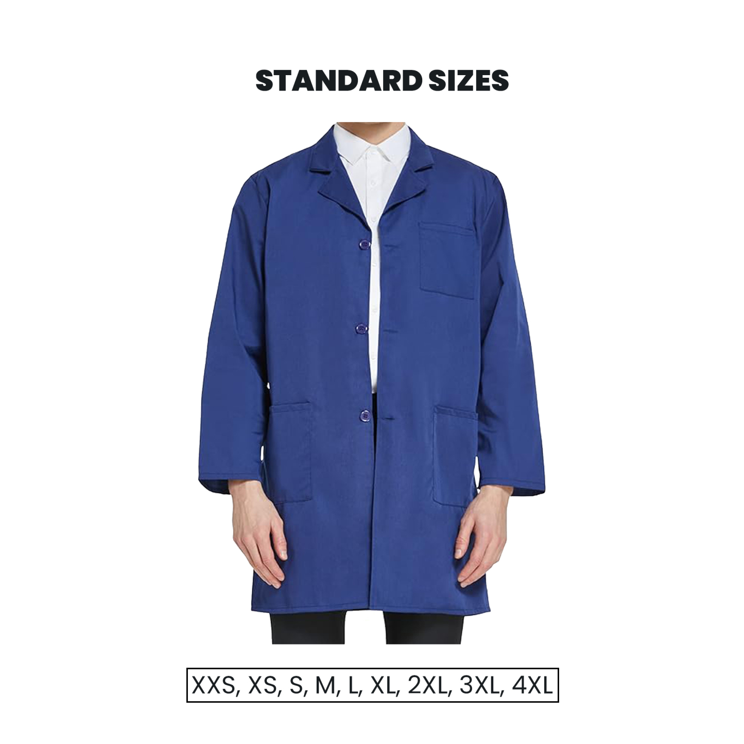 Laboratory Coat with Long Sleeves
