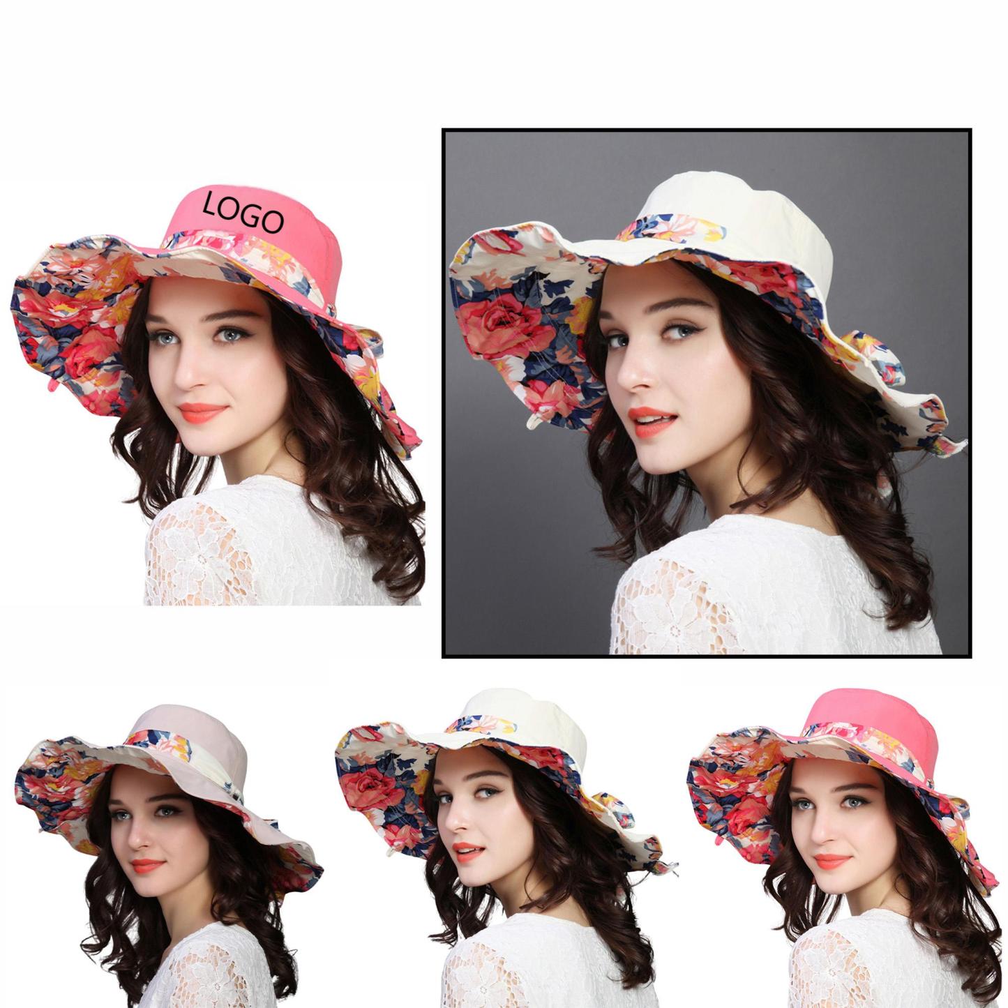 Women's Large Brim Foldable Sun Hat