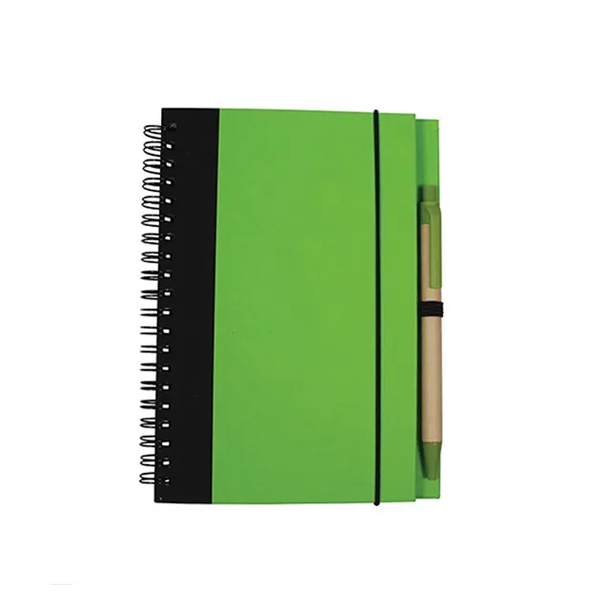 Eco Friendly Notebook with Pen(5"X7")