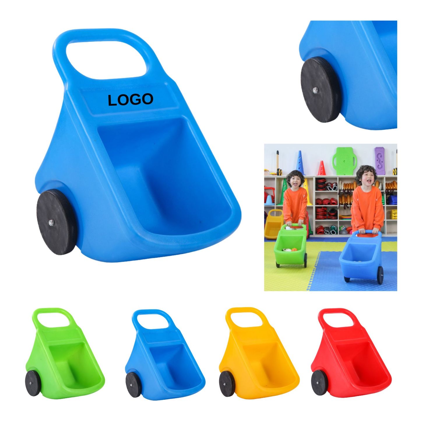 Kindergarten Sports Equipment Trolley