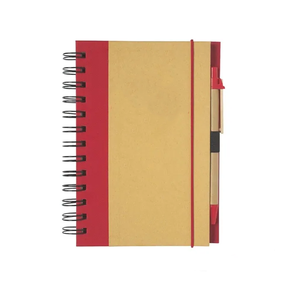 Eco Friendly Notebook with Pen(5"X7")