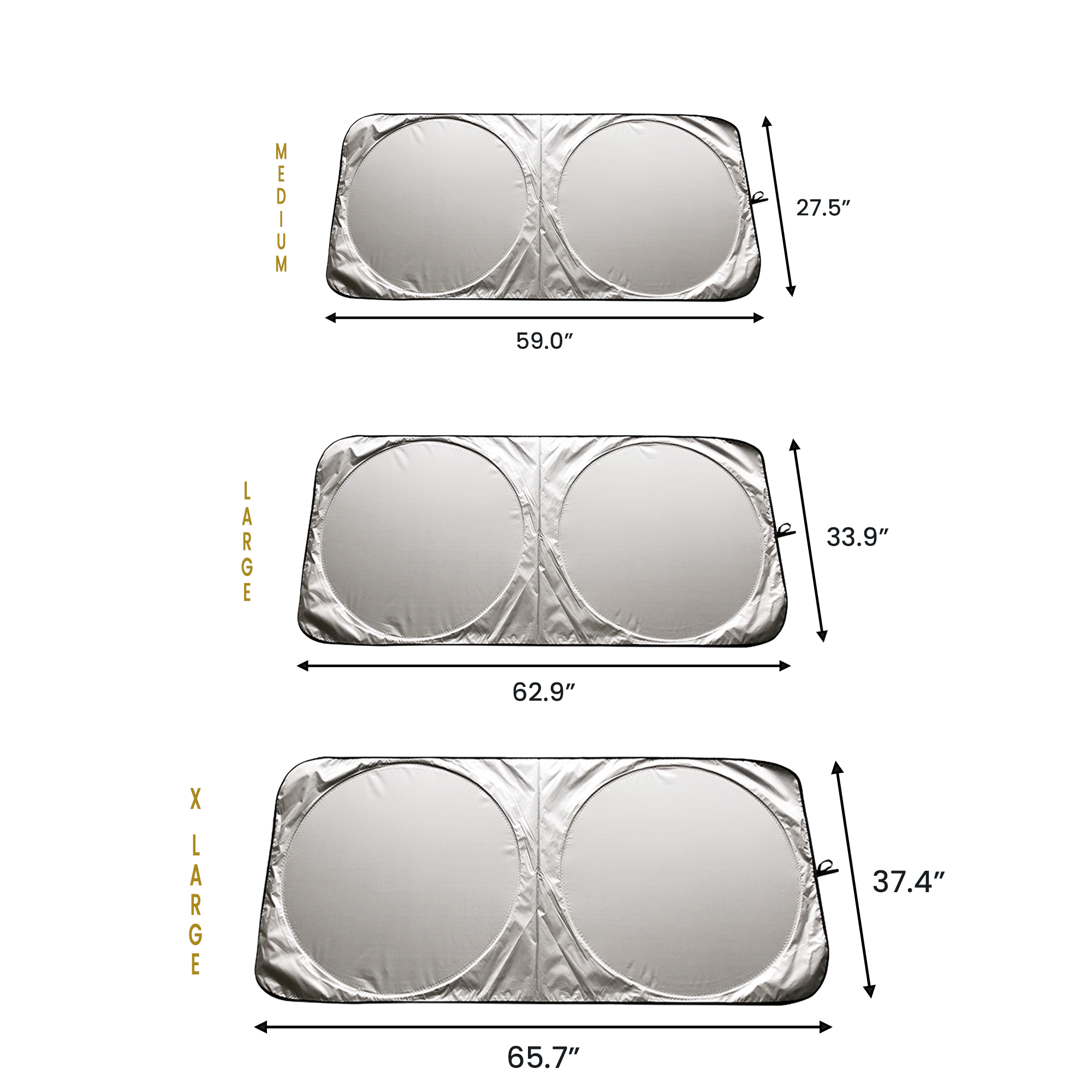 Foldable Sunshade for Car Windows