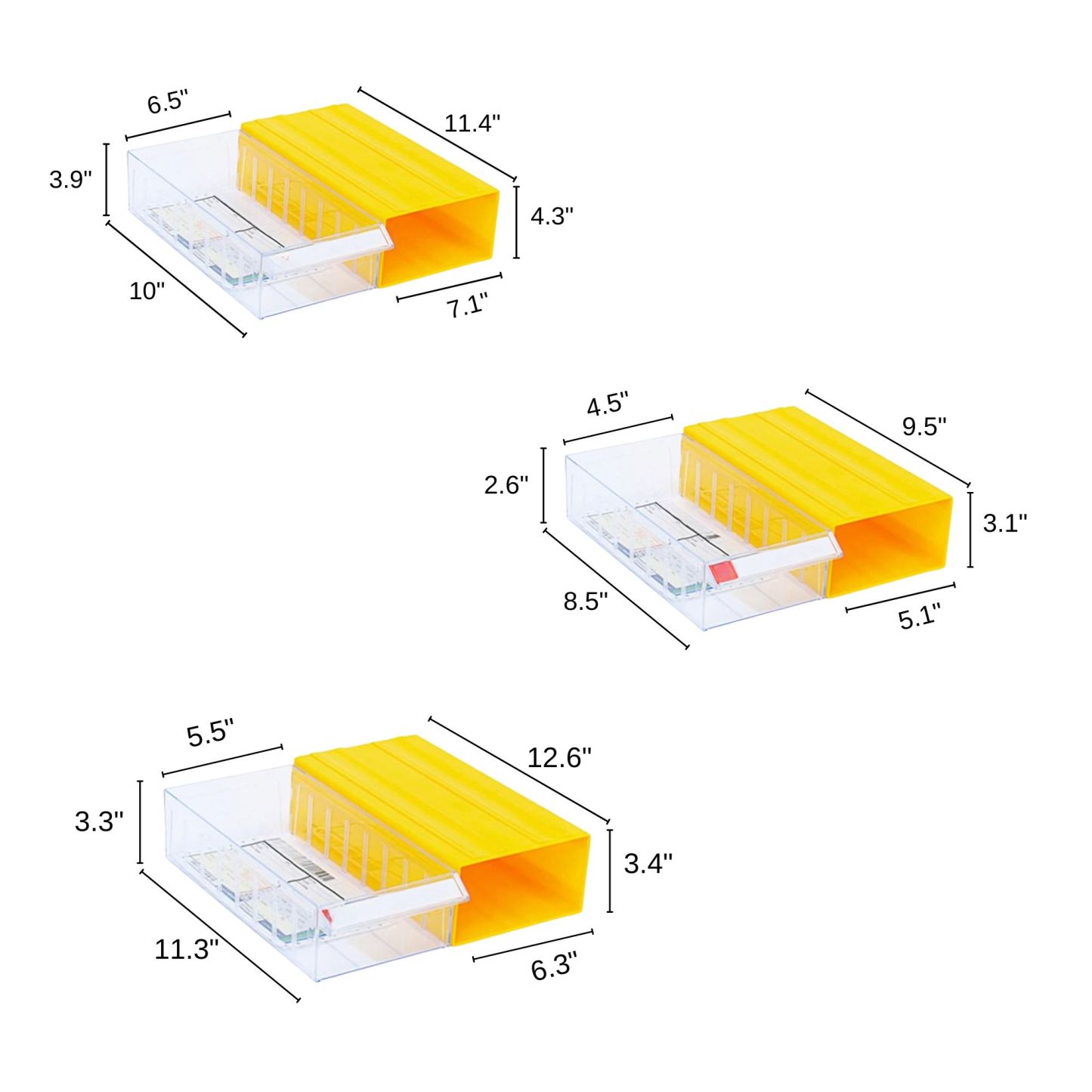 Multi-Compartment Plastic Parts Organizer