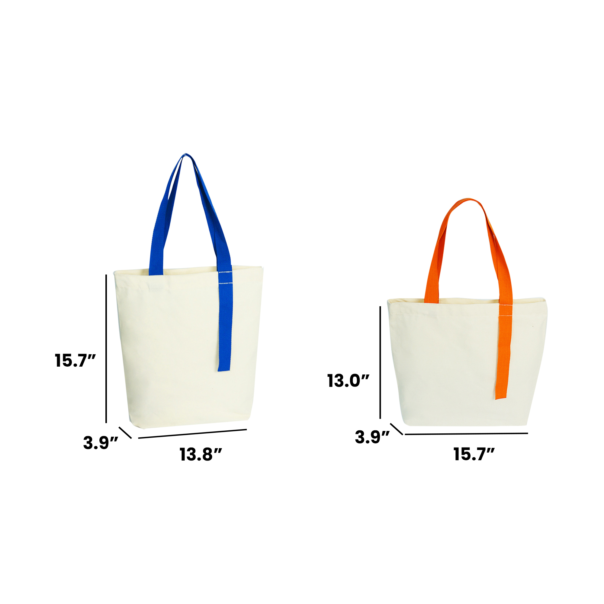 New Color Ribbon Gift Canvas Tote