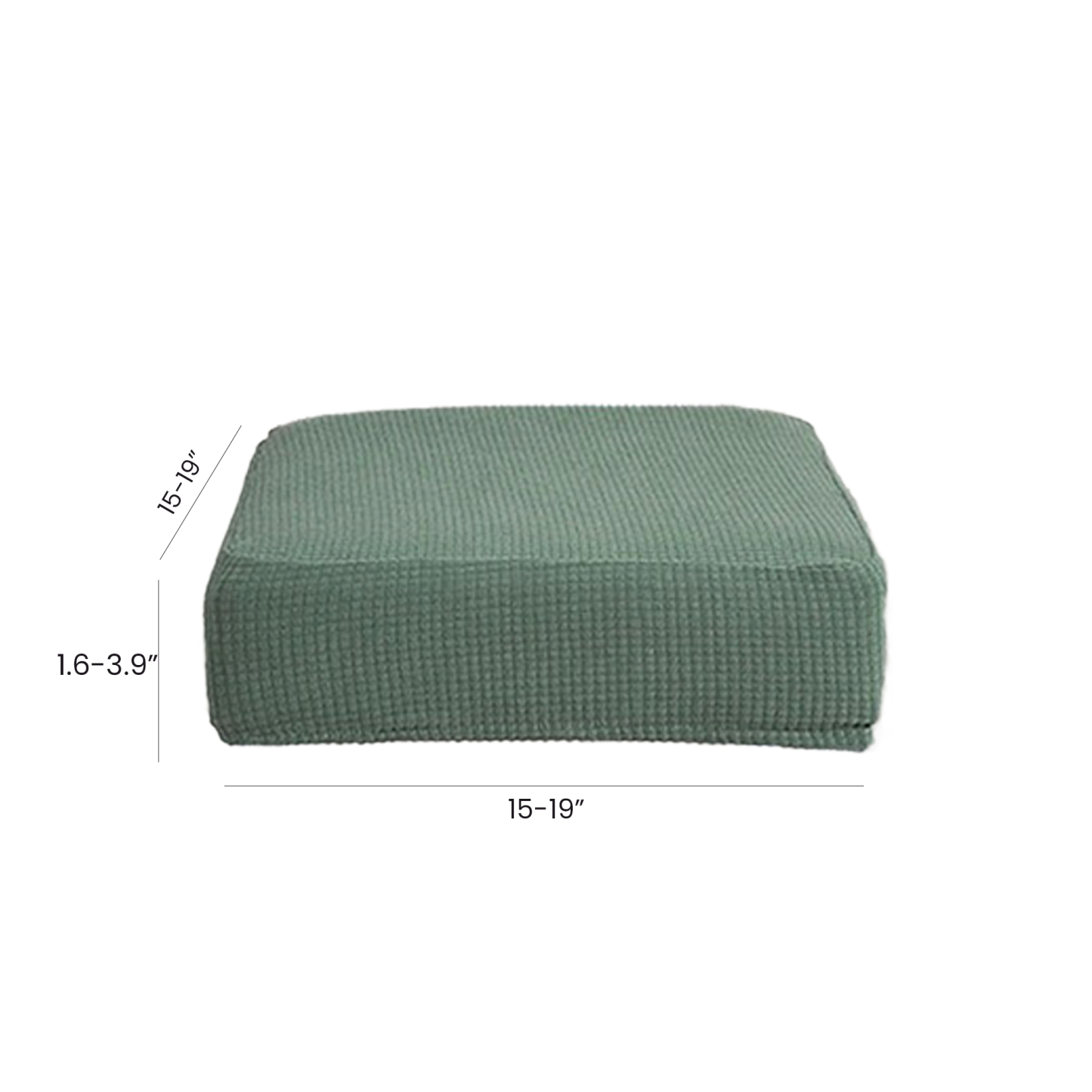 Water-repellent elastic cushion cover