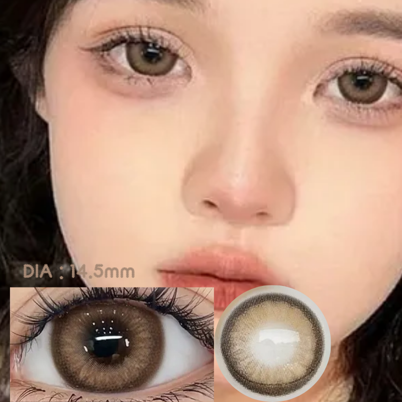 Coffee Brown Contact Lenses(6 months wear)