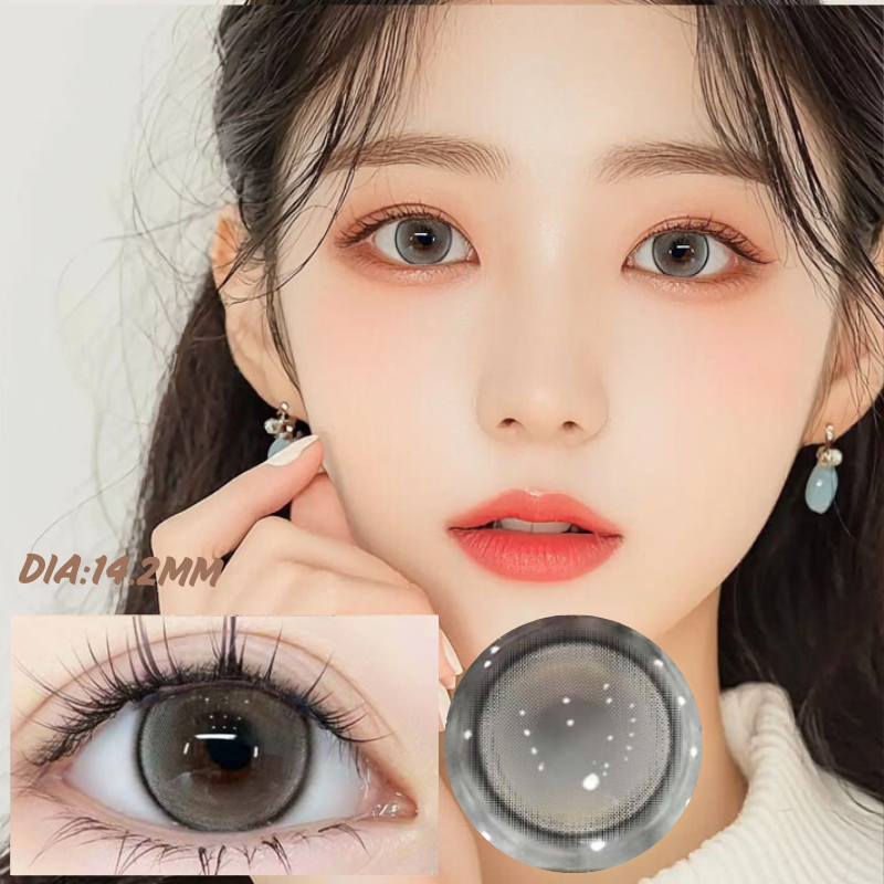 Black Elastic Bandage 14.2mm Contact Lenses(6months wear)