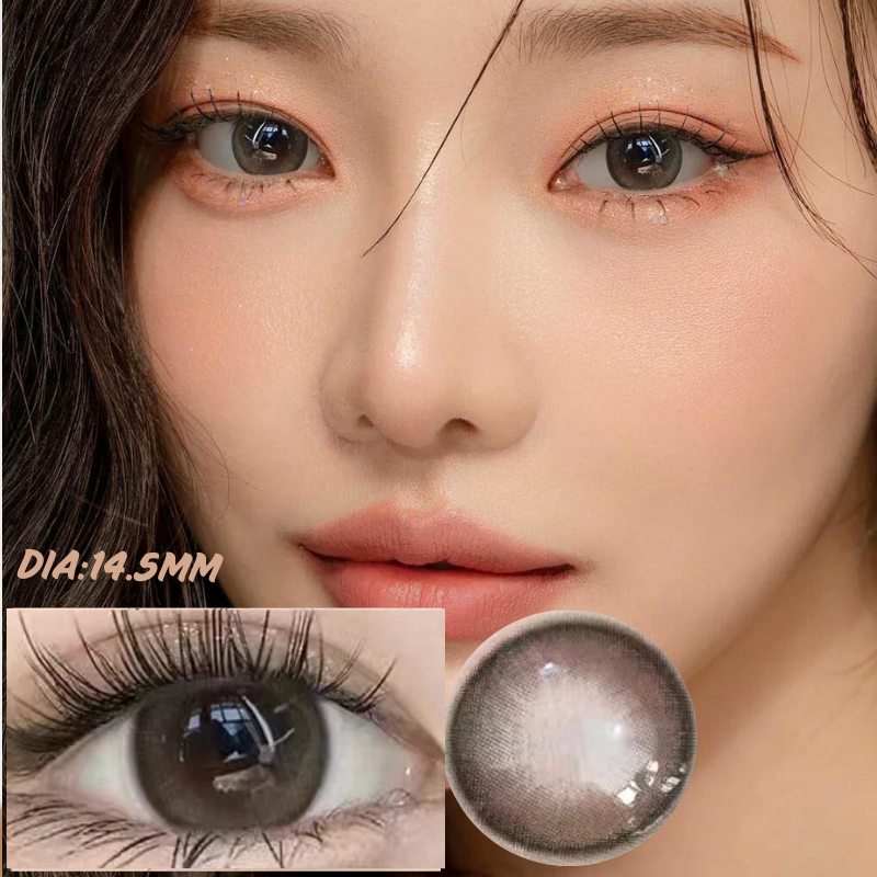 Black Crystal Tea Contact Lenses(6 months wear)