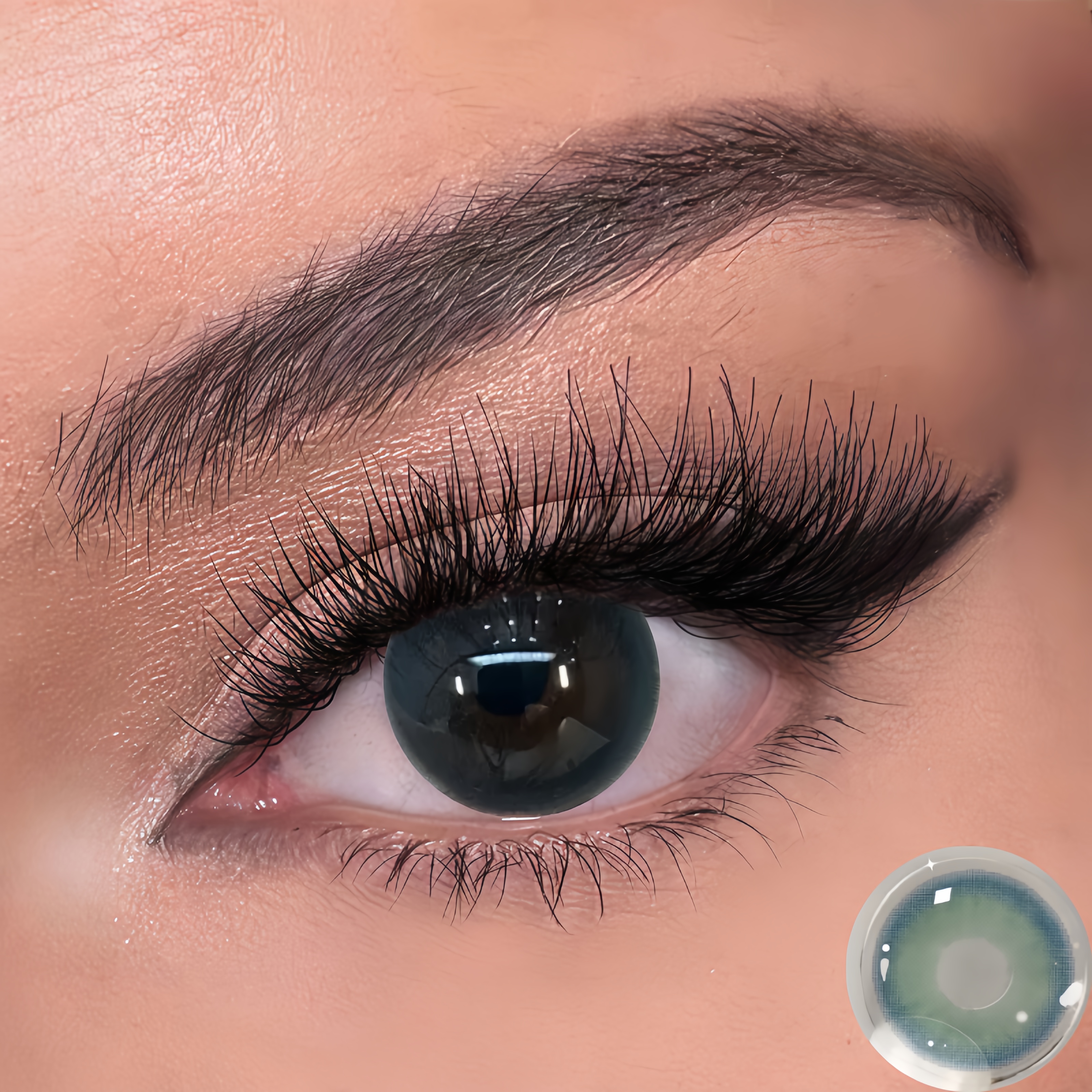 Emerald Blue Contact Lenses  | Yearly