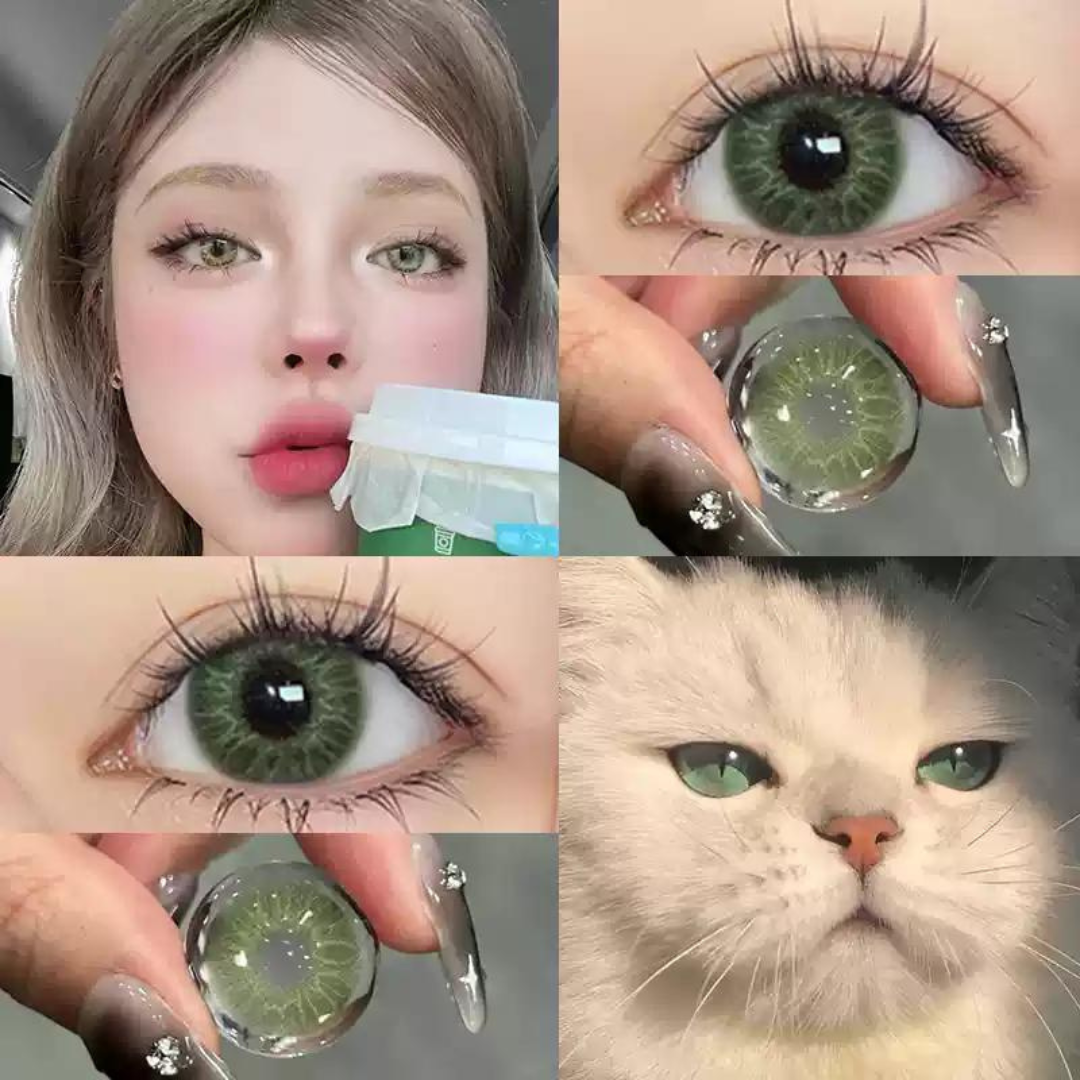 Medusa Green Contact Lenses(6 months wear)