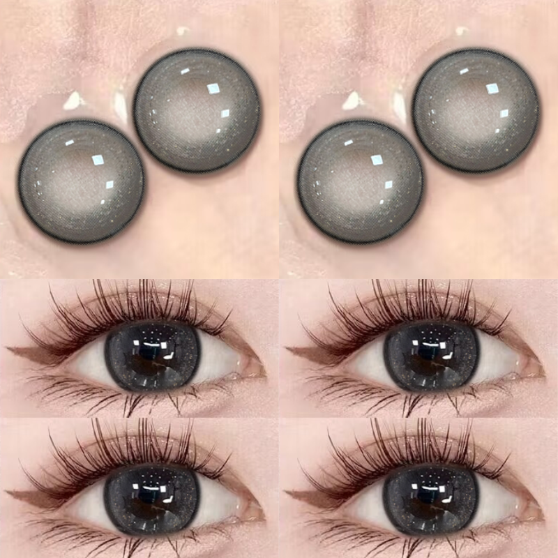 High Gloss Soft Candy Gray Contact Lenses(6 months wear)