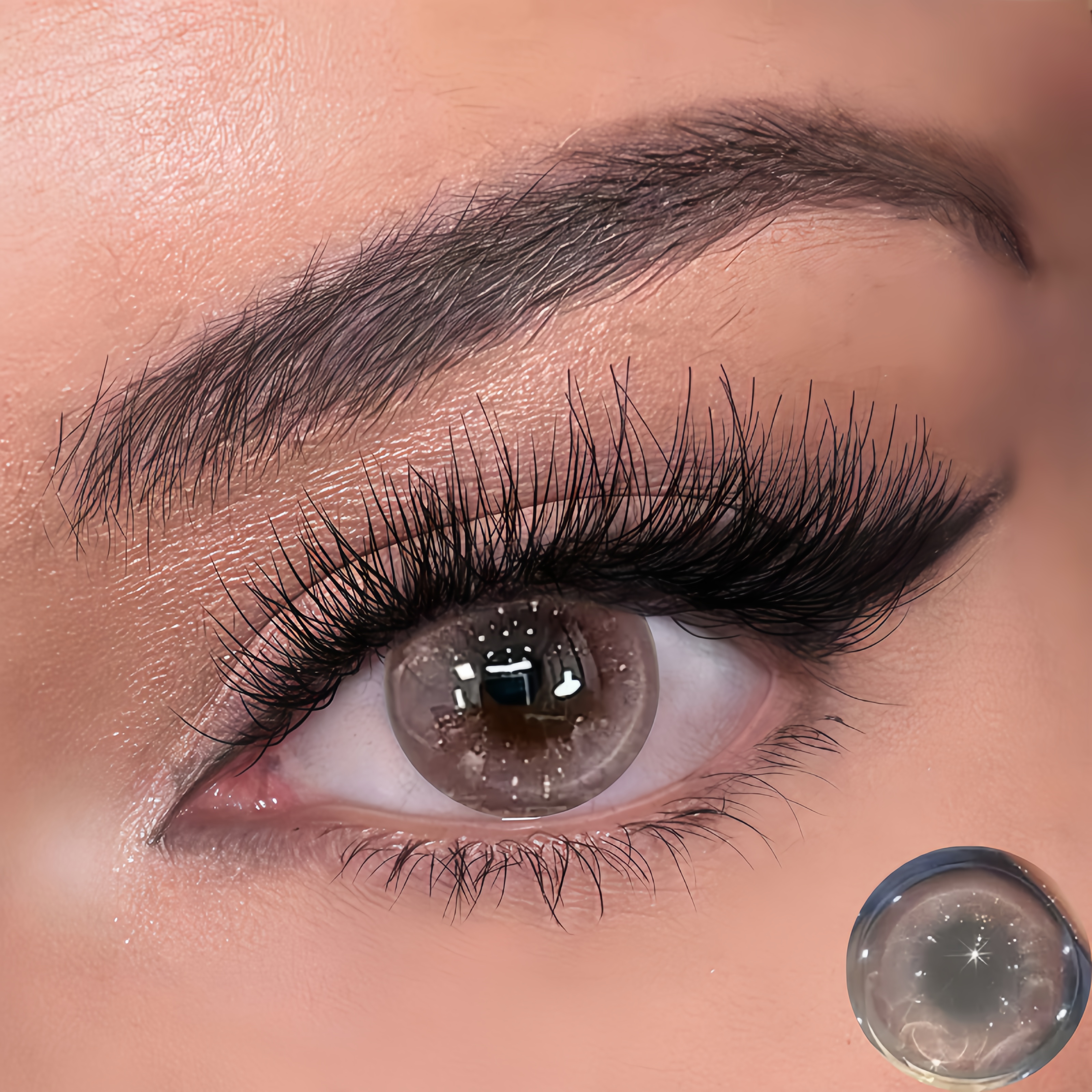 New Pink Brown Contact Lenses | Daily, 2 pcs