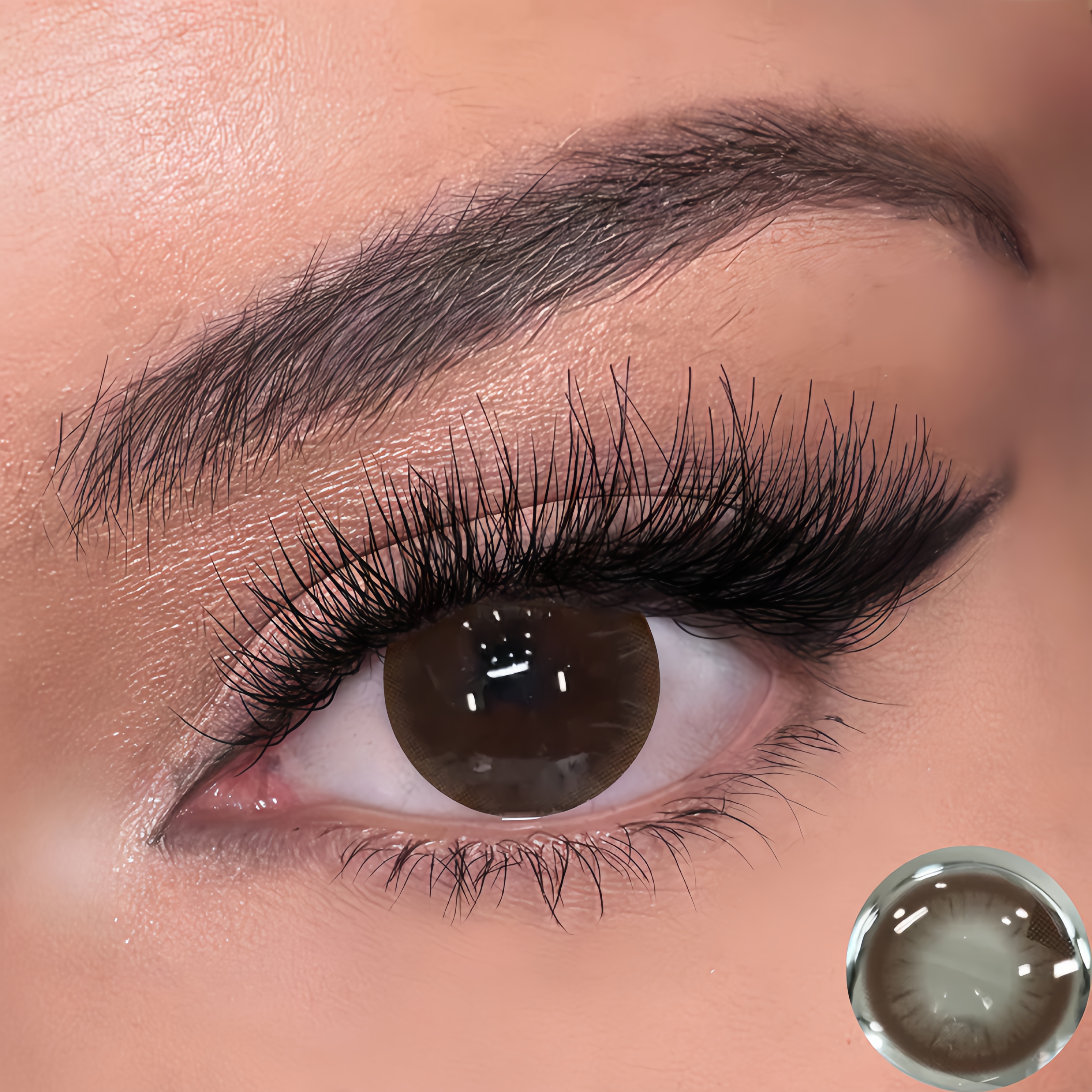 Red Bean Chestnut Contact Lenses | Yearly