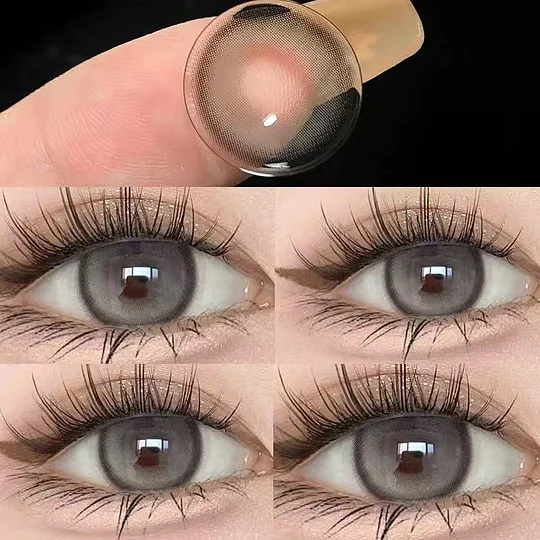 Cream Gray Contact Lenses(6 months wear)
